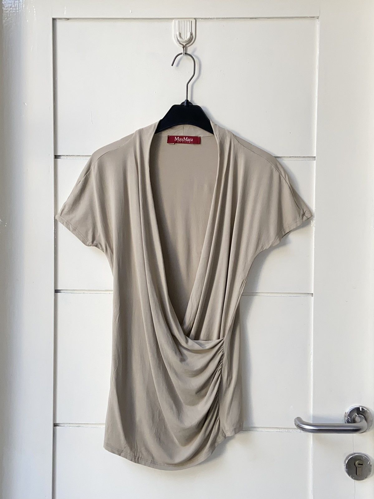 Max Mara MAX MARA Brown T-Shirt Size XXS / US 00 / IT 34 - 1 Thumbnail