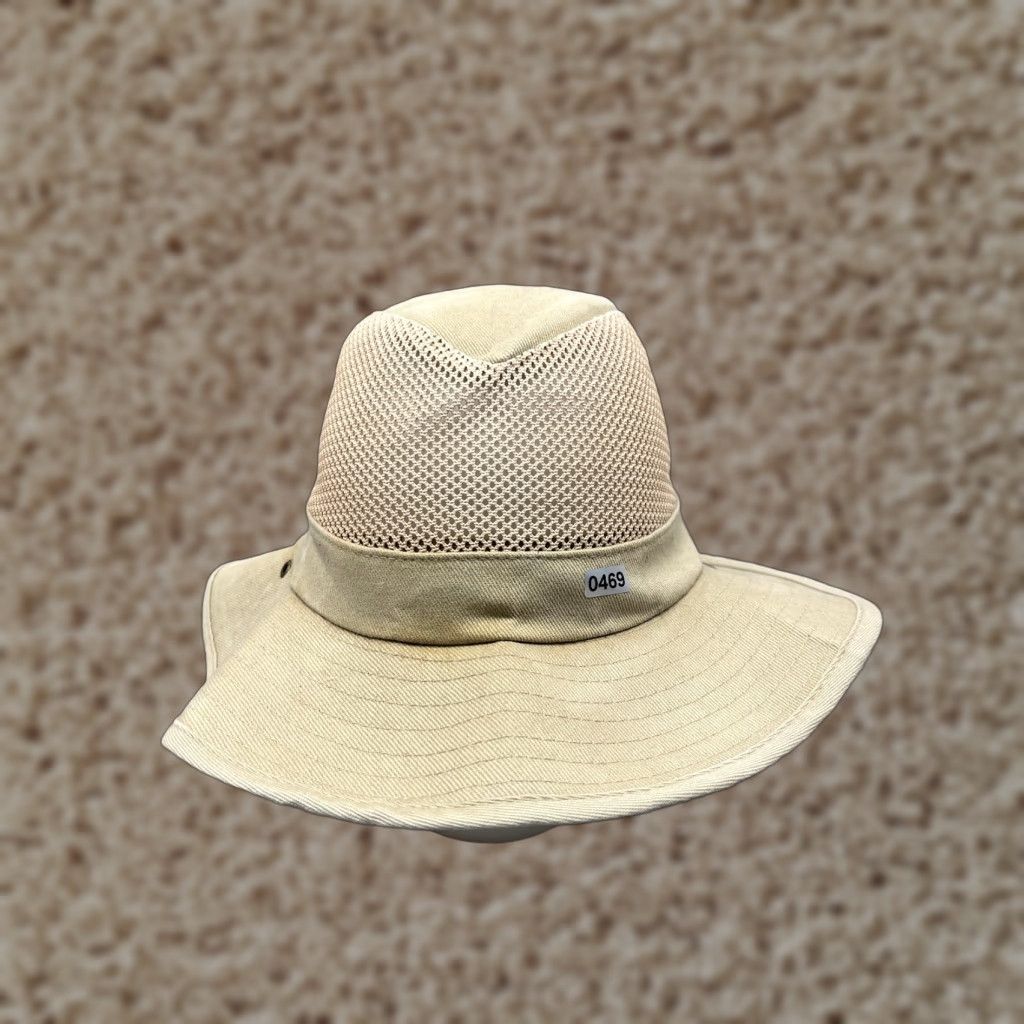 Vintage Dorfman Pacific Bucket Hat Adult One Size Beige Cotton Blend Twill Hat Cap Camping Fishing Hiking Travel Workwear Adjustable Lightweight Men Size ONE SIZE - 1 Thumbnail