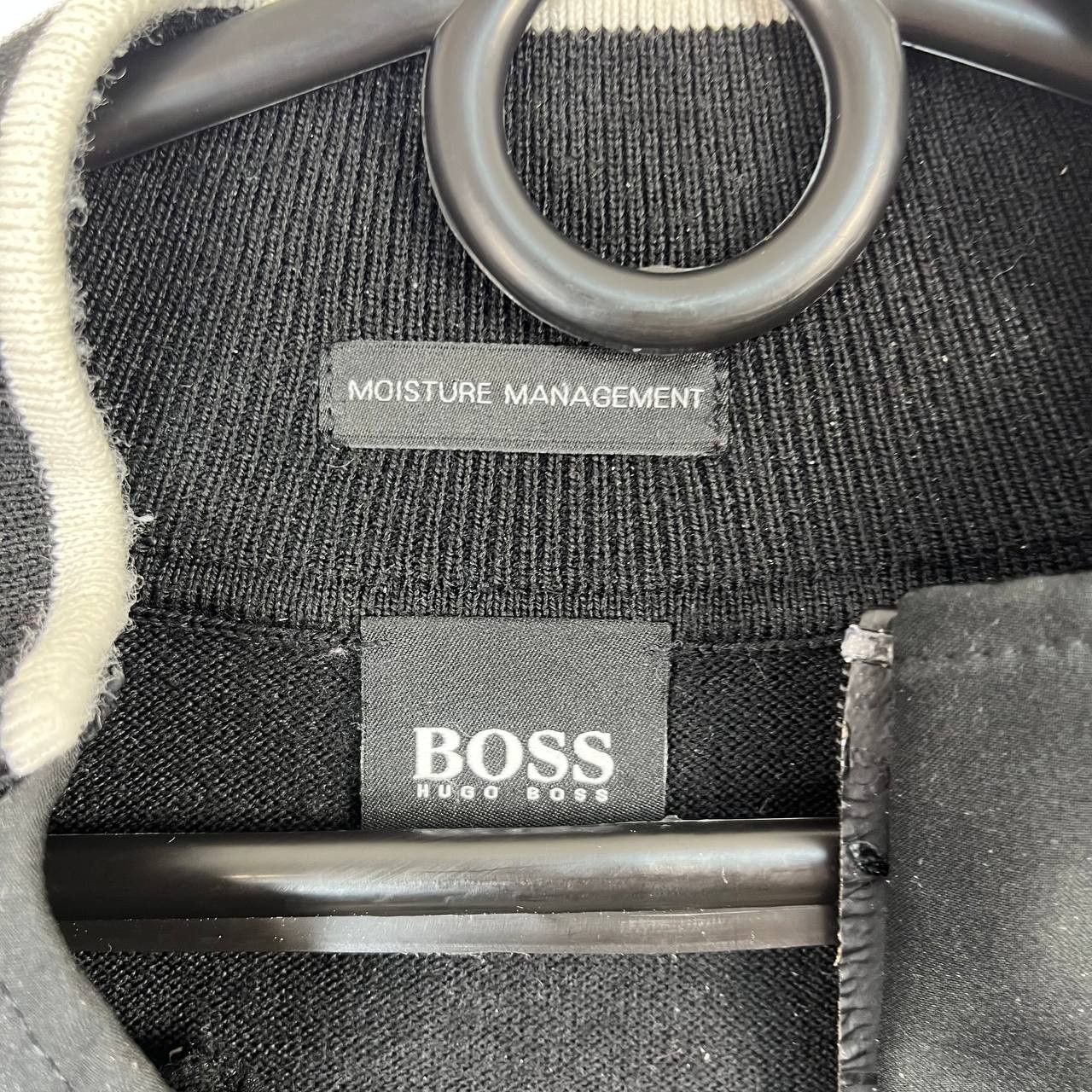 Hugo Boss Boss Hugo Boss Black Half Zip Pullover Mens L Size US L / EU 52-54 / 3 - 3 Thumbnail