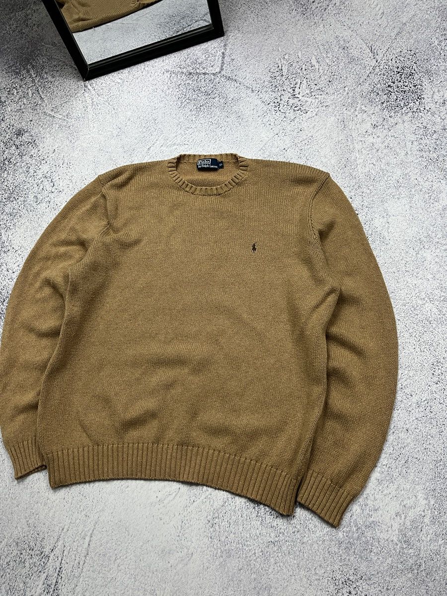 Polo Ralph Lauren Polo Ralph Lauren Vintage Sweater Knit Brown Old Money Y2k Size US XL / EU 56 / 4 - 3 Thumbnail