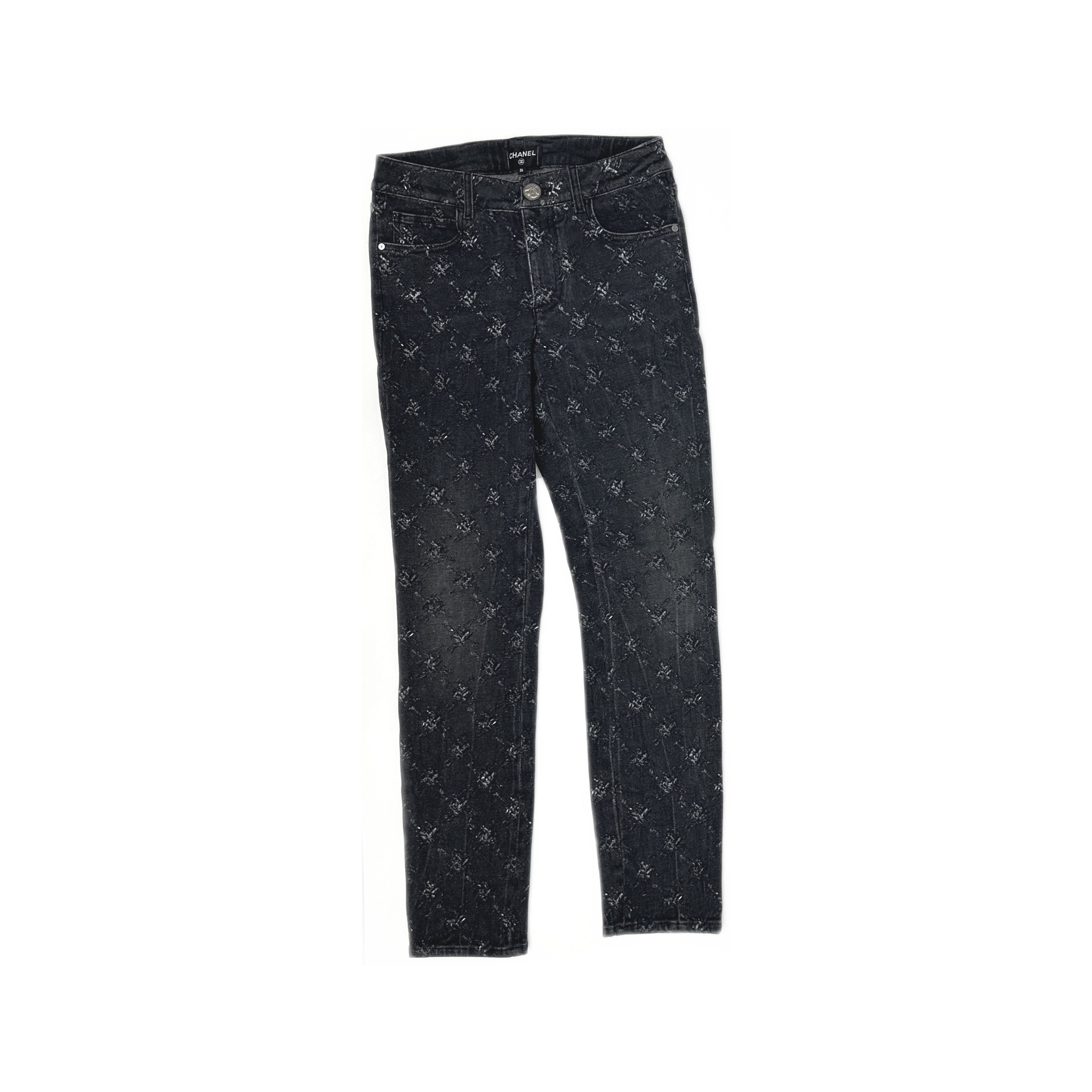 Chanel CHANEL Quilted Pattern Jeans Size 36 Size 26" / US 2 / IT 38 - 1 Thumbnail