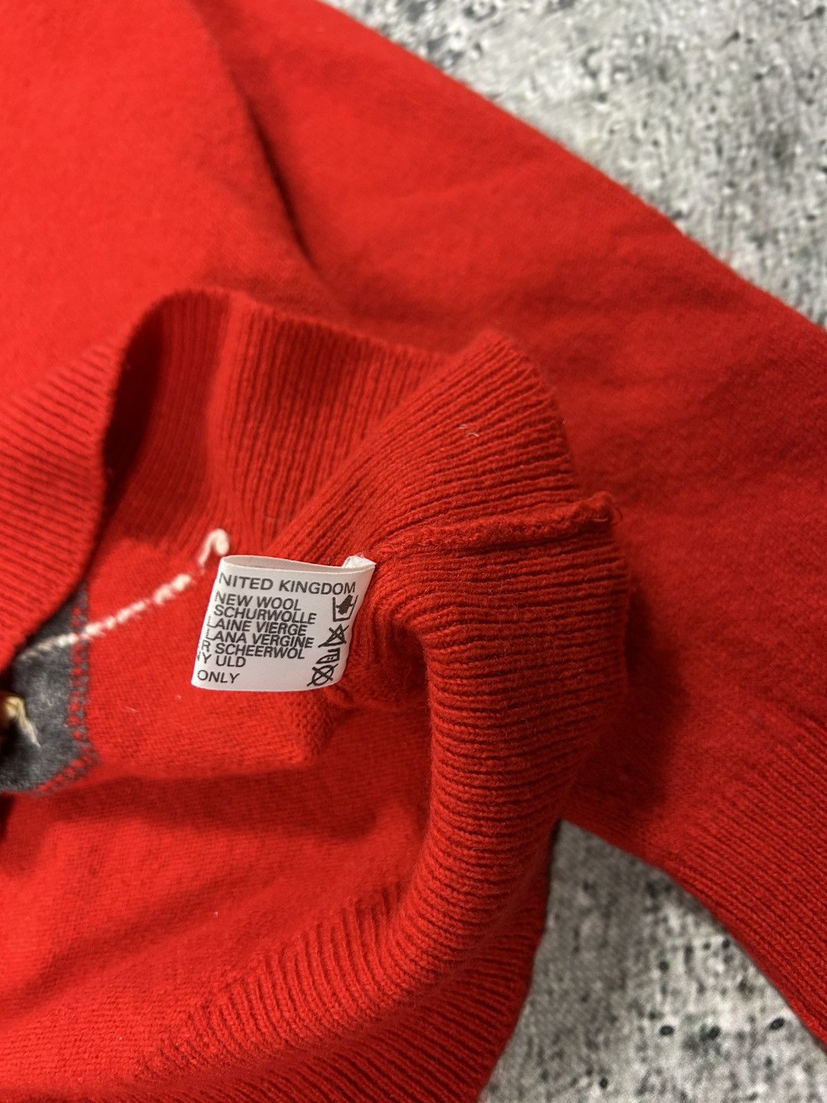 Burberry Burberrys vintage red sweater wool Size US M / EU 48-50 / 2 - 5 Thumbnail