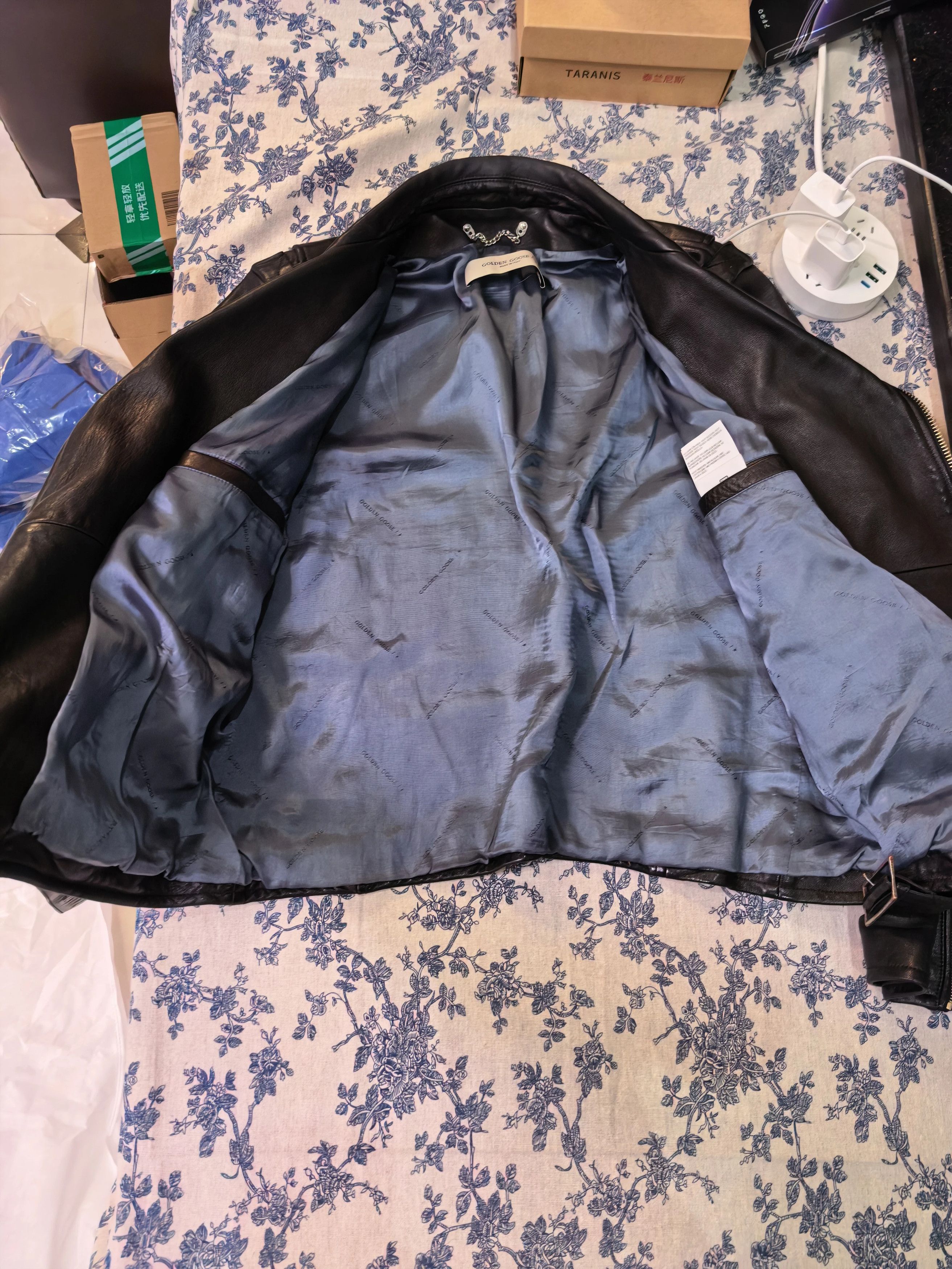 Golden Goose Golden Goose GG Italian Lambskin Moto Jacket 50 Size US M / EU 48-50 / 2 - 3 Thumbnail