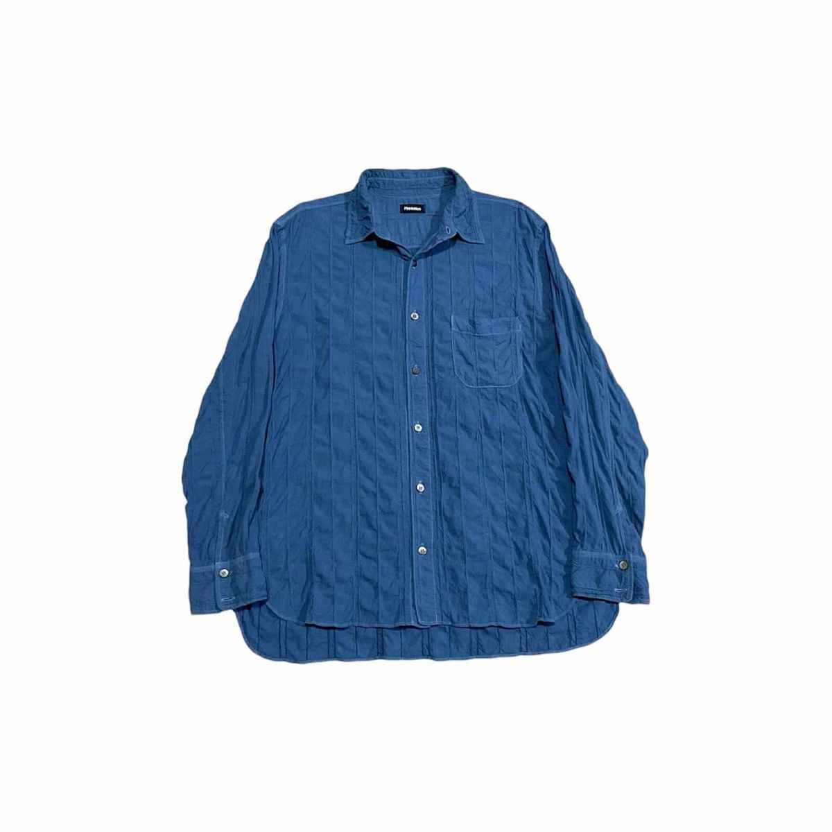 Issey Miyake 🔥Vintage Issey Miyake Plantation Pleats Wrinkled Shirt Size US XL / EU 56 / 4 - 6 Thumbnail