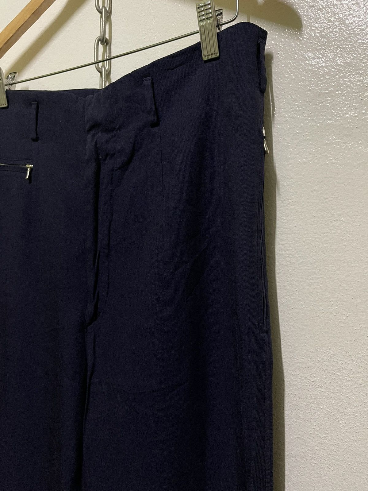 Katharine Hamnett London × Vintage Katharine Hamnett 90s Wool Pants Size 30" / US 8 / IT 44 - 5 Thumbnail
