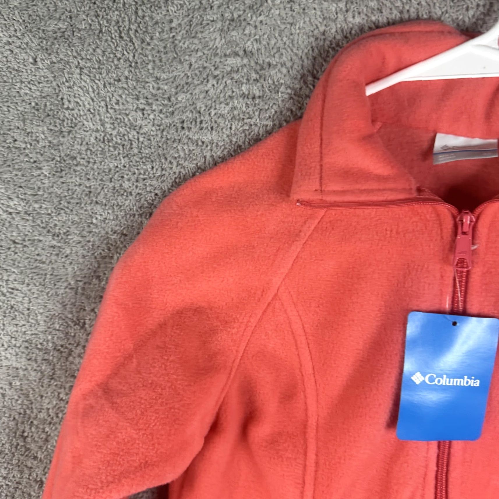 Pinko Columbia Womens Fleece Jacket XS Pink Benton Springs Full Zip Pockets Outdoor Size XS / US 0-2 / IT 36-38 - 5 Thumbnail