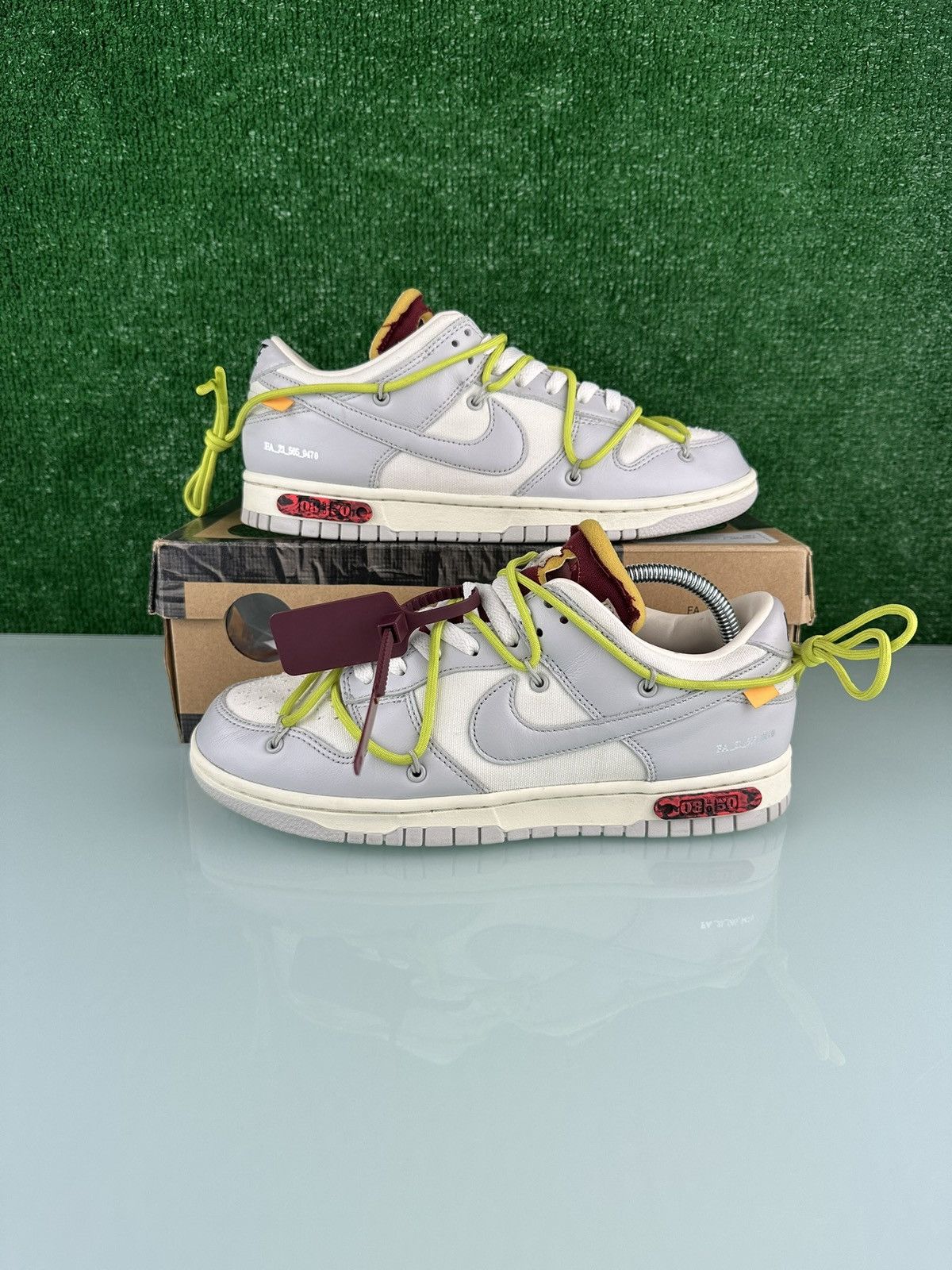 Nike × Off-White Nike Off-White x Dunk Low Lot 08 of 50 Size 8.5 Size US 8.5 / EU 41-42 - 2 Thumbnail