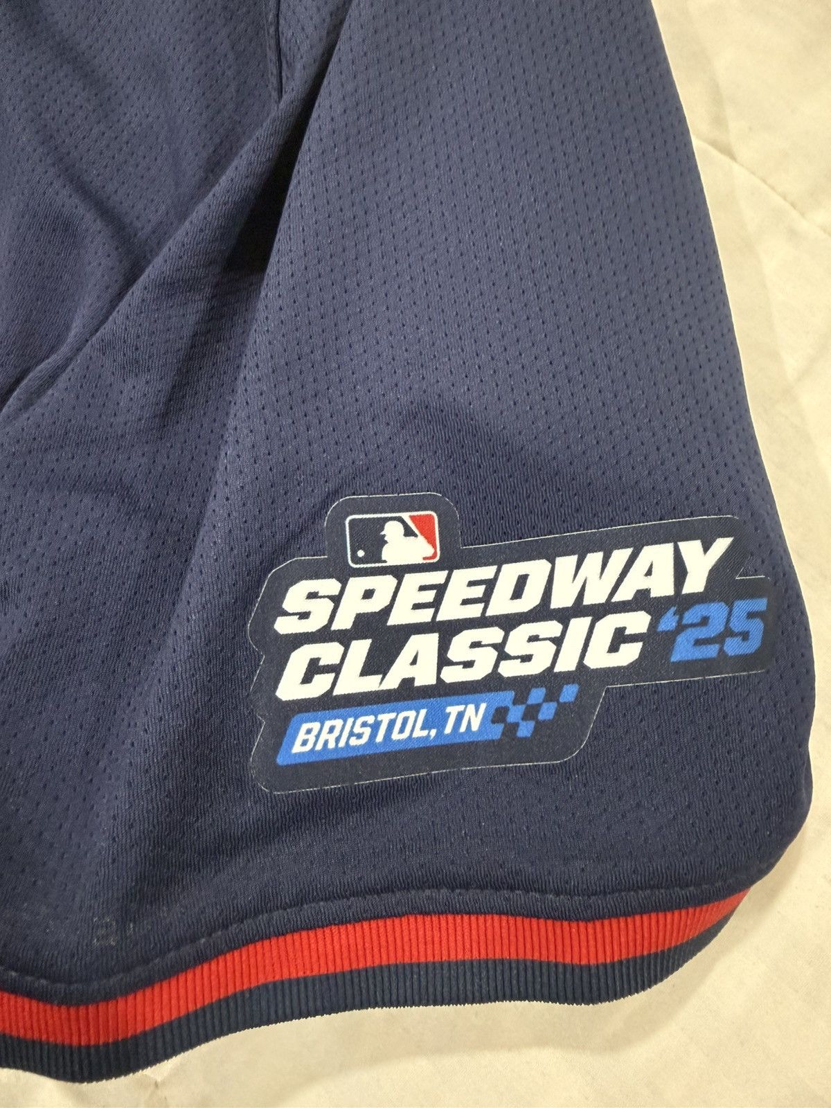 MLB navy blue atlanta braves jersey Size US L / EU 52-54 / 3 - 4 Thumbnail