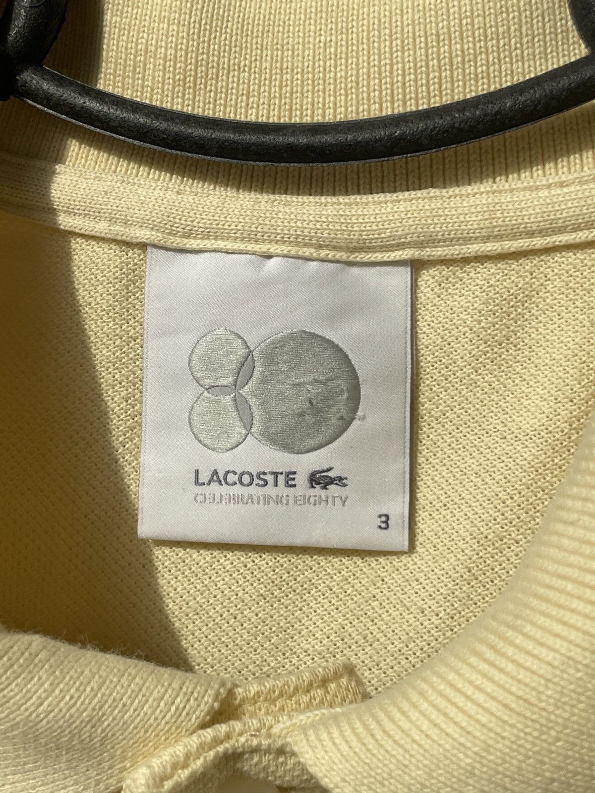 Lacoste Lacoste 80 anniversary Yellow polo shirt Size US L / EU 52-54 / 3 - 4 Thumbnail