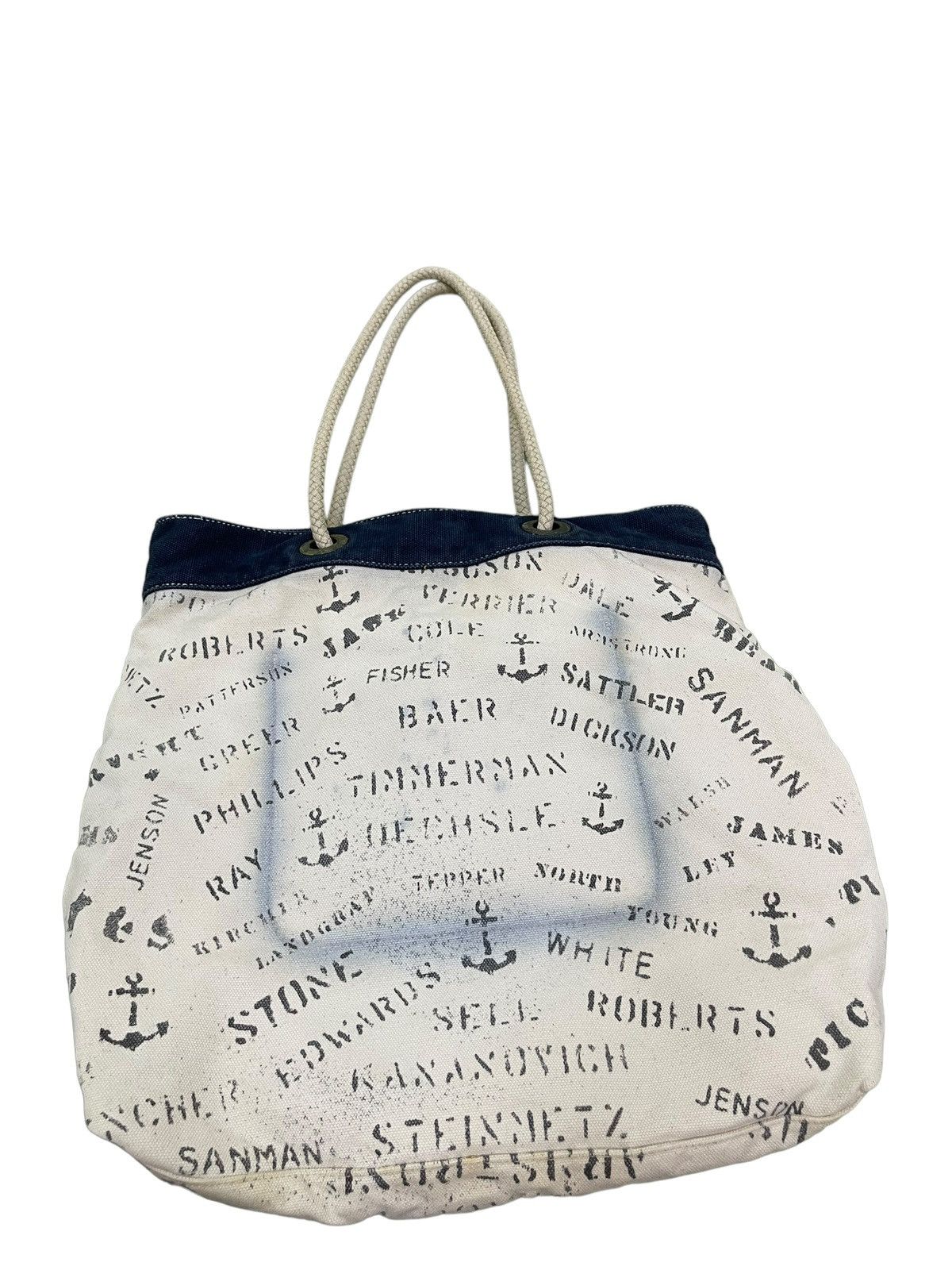 RRL Ralph Lauren Double RL Ralph Lauren Cotton Canvas RRL Tote Bag 2🟩 Size ONE SIZE - 13 Thumbnail