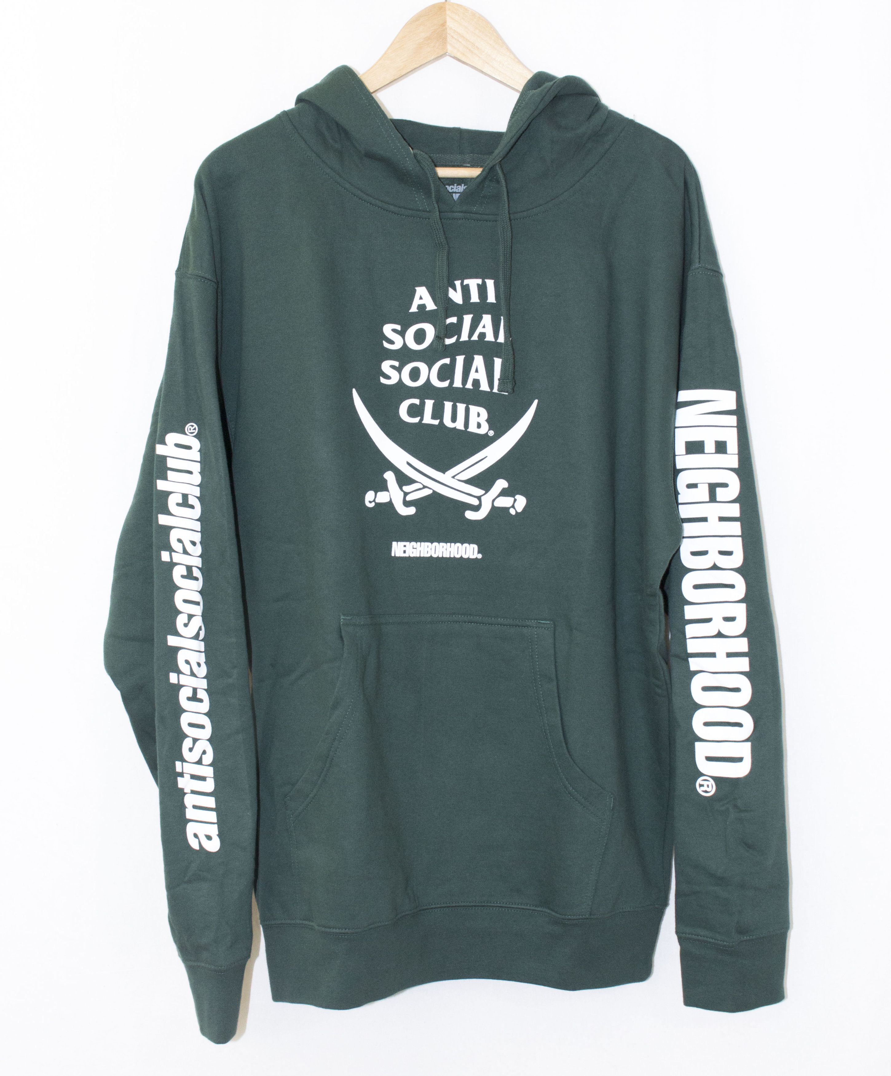 Anti Social Social Club Anti Social Social Club x Neighborhood 6IX Hoodie Green Size US M / EU 48-50 / 2 - 1 Thumbnail