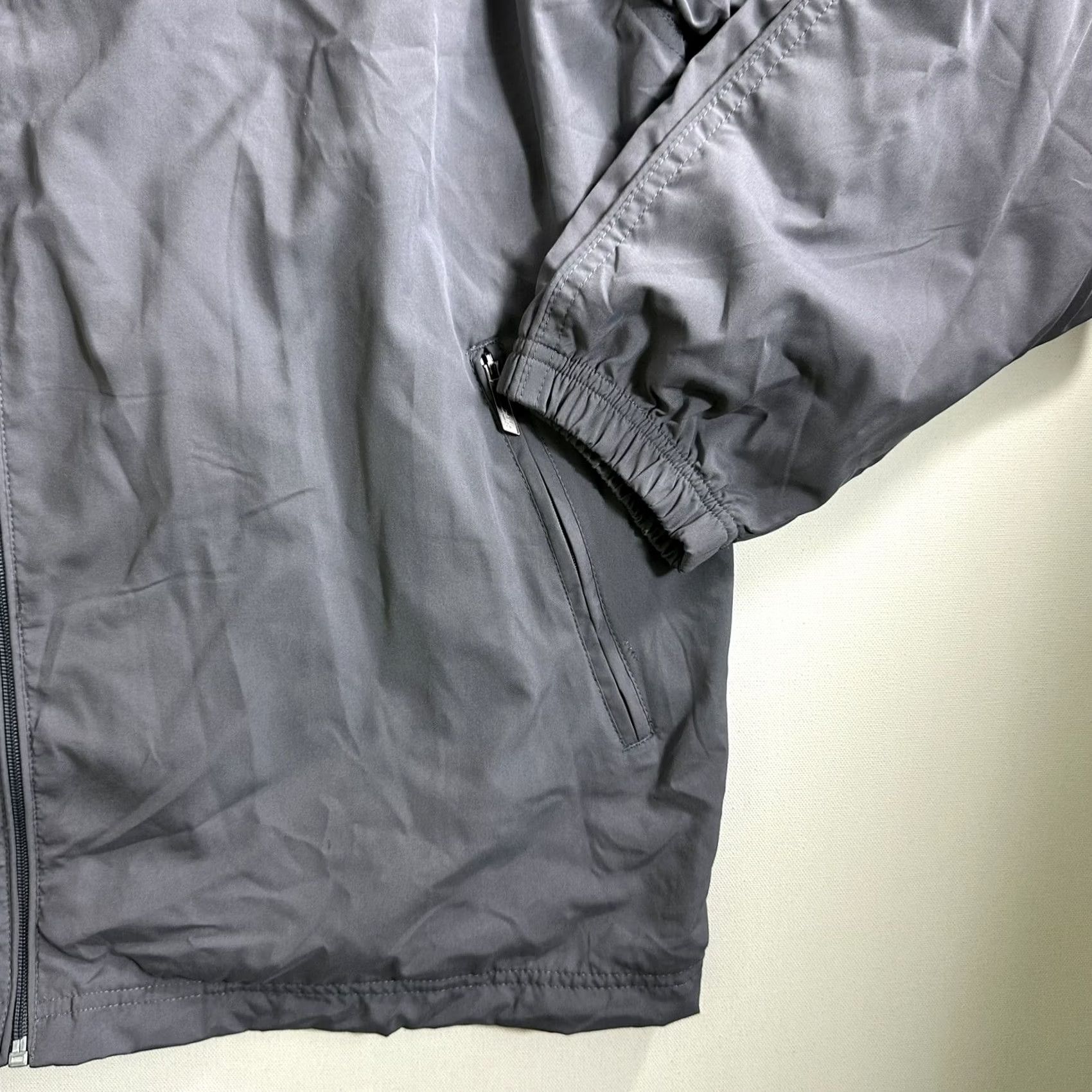 Reebok VINTAGE Reebok Track Jacket Mens XL Gray Full Zip Lined Warm Up Active 90s Jacket Connection Size US XL / EU 56 / 4 - 5 Thumbnail