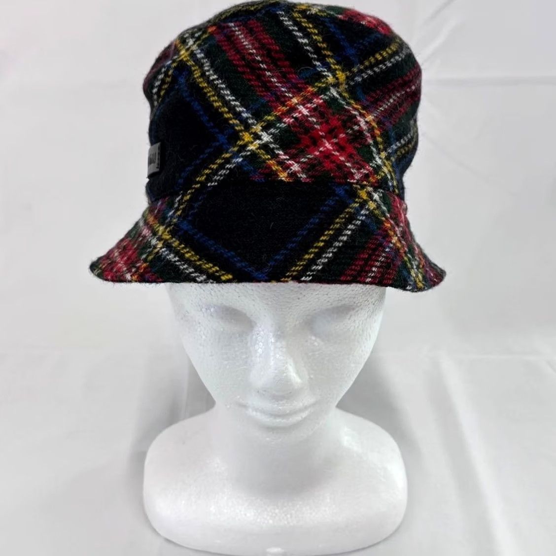 Miu Miu Miu Miu Hat Bakeha Wool Bucket Plaid Pattern Limited Edition VHTF Designer Colle Womens Size ONE SIZE - 2 Thumbnail