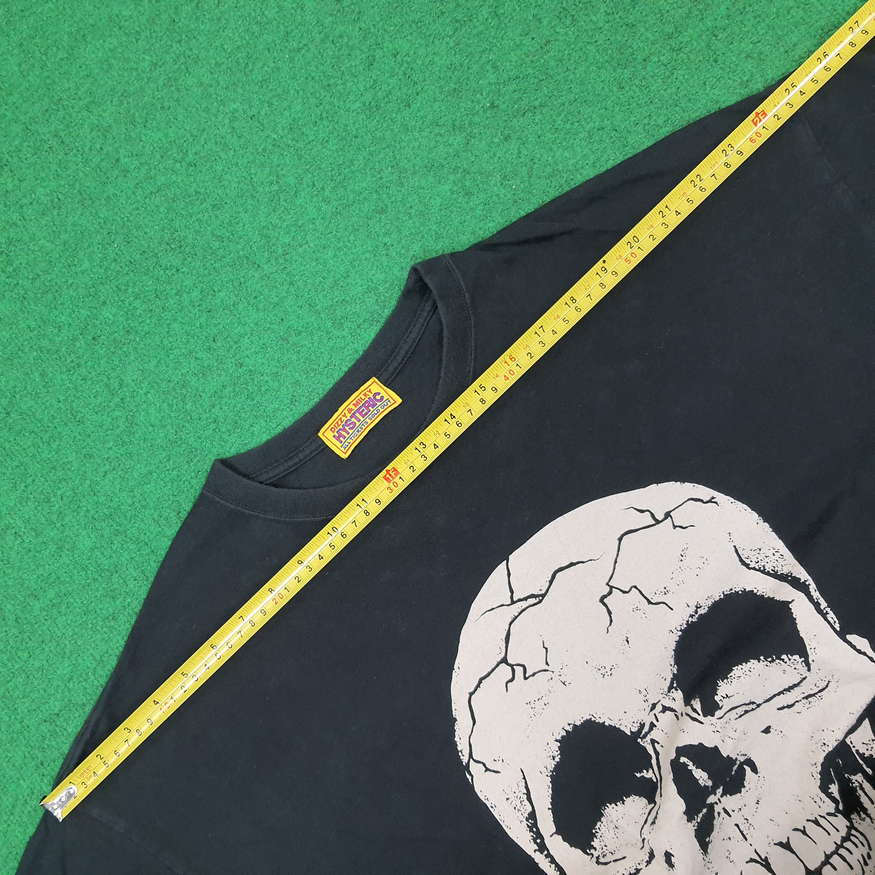 Hysteric Glamour Vintage Hysteric Glamour Skull Long Sleeve Tshirt C239N35 Size US XXL / EU 58 / 5 - 11 Thumbnail
