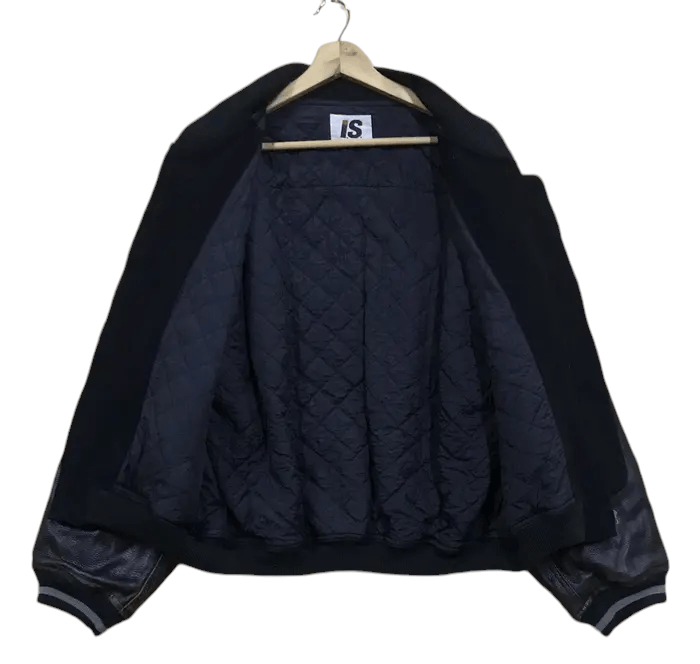 Issey Miyake Vintage 80's Issey Miyake Care Label Leather Sleeve Jackets Size US M / EU 48-50 / 2 - 3 Thumbnail