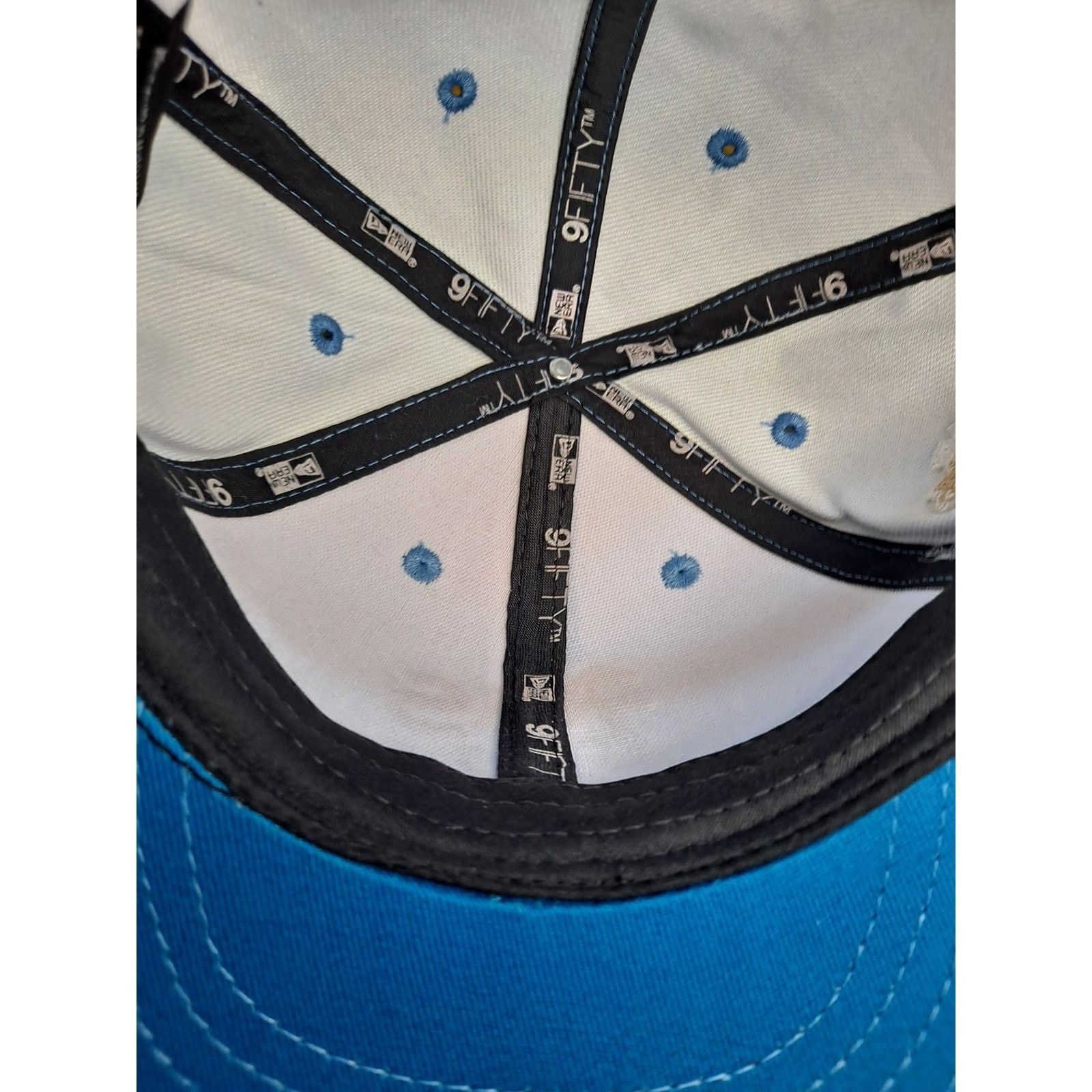 New Era New Era Athletics A's Battle MC Sky Blue Snapback Hat MLB Size ONE SIZE - 7 Thumbnail