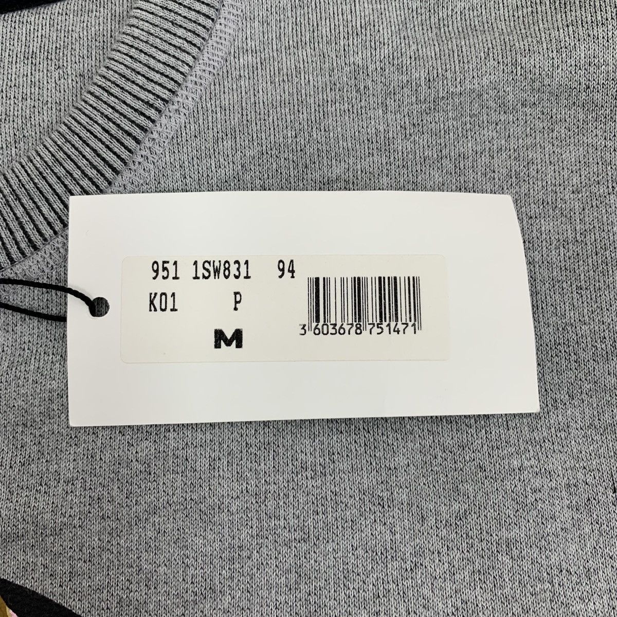 Kenzo Kenzo Grey Logo Embroidered Long Sleeve Sweatshirt K26WX Size M / US 6-8 / IT 42-44 - 7 Thumbnail