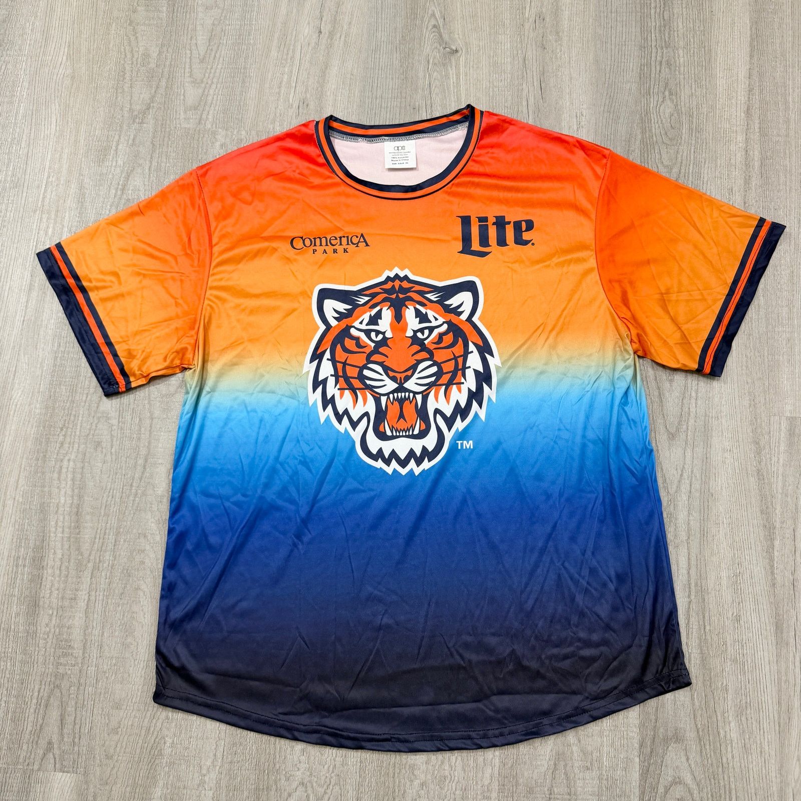 MLB Detroit Tigers Baseball Soccer Jersey XL Tigres FC Futbol Size US XL / EU 56 / 4 - 1 Thumbnail