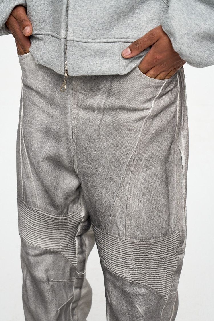 Japanese Brand Dirty Dyed Distressed Baggy Jeans Size US 32 / EU 48 - 7 Thumbnail