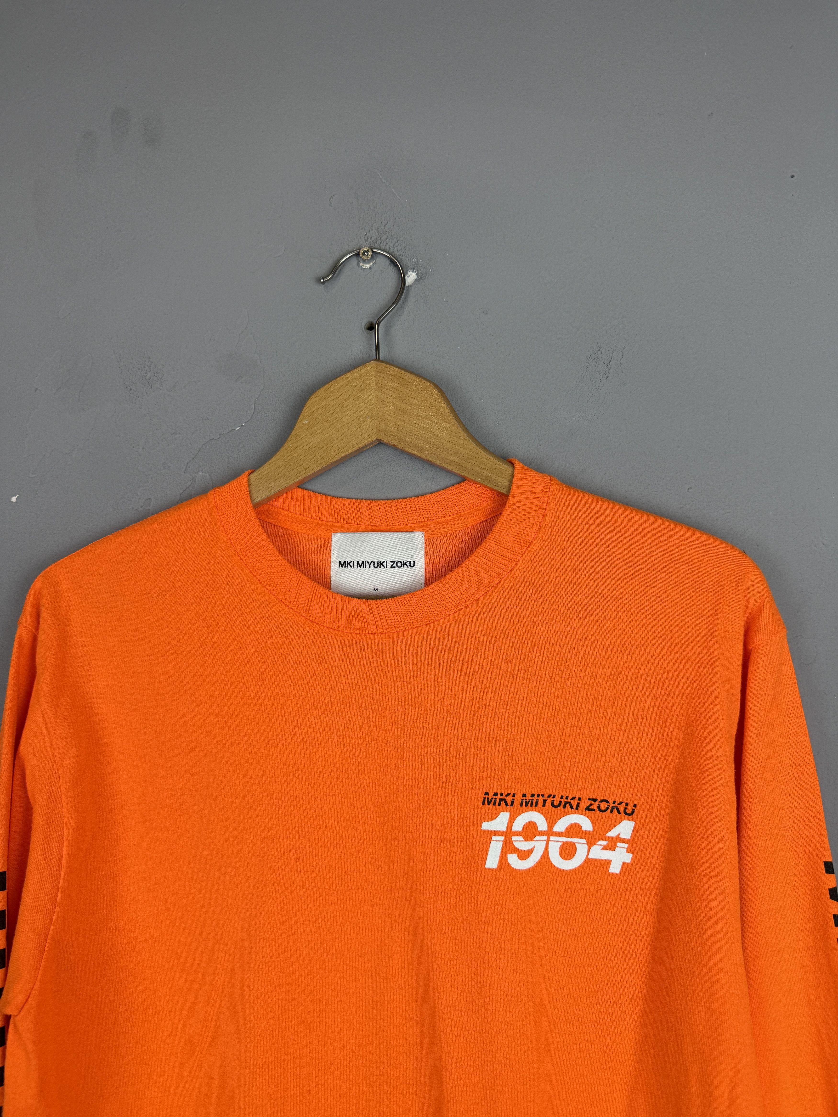 Mki Miyuki Zoku MKI MIYUKI ZOKU T-shirt Long Sleeve Orange Streetwear SK8 Size US M / EU 48-50 / 2 - 2 Thumbnail