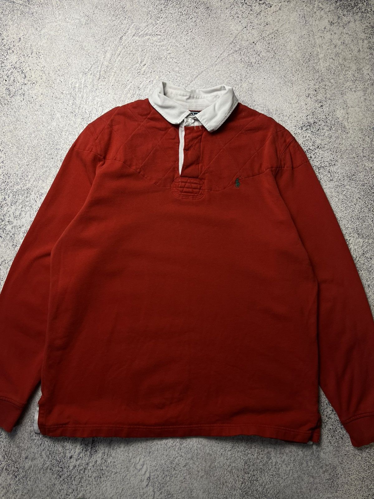Polo Ralph Lauren Vintage Y2k Polo Ralph Lauren Rugby Long Sleeve Shirt Size US XL / EU 56 / 4 - 10 Thumbnail