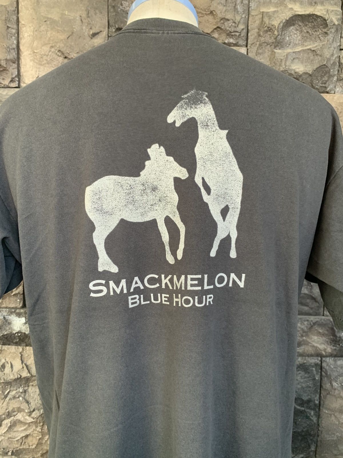 Band Tees Vintage 90s Smackmelon Blue Hour Indie Rock Band T shirt Size US L / EU 52-54 / 3 - 6 Thumbnail
