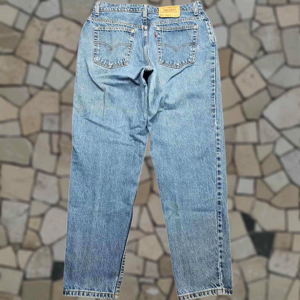 Levi's VINTAGE Levi's Womens Jeans 551 Relaxed Fit Tapered Leg Blue 34x30 Denim Cotton 90s Retro USA Size 24" / US 00 / IT 34 - 1 Thumbnail