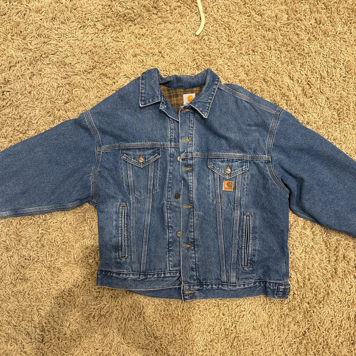 Carhartt Carhartt blanket lined denim jacket Size US L / EU 52-54 / 3 - 1 Thumbnail