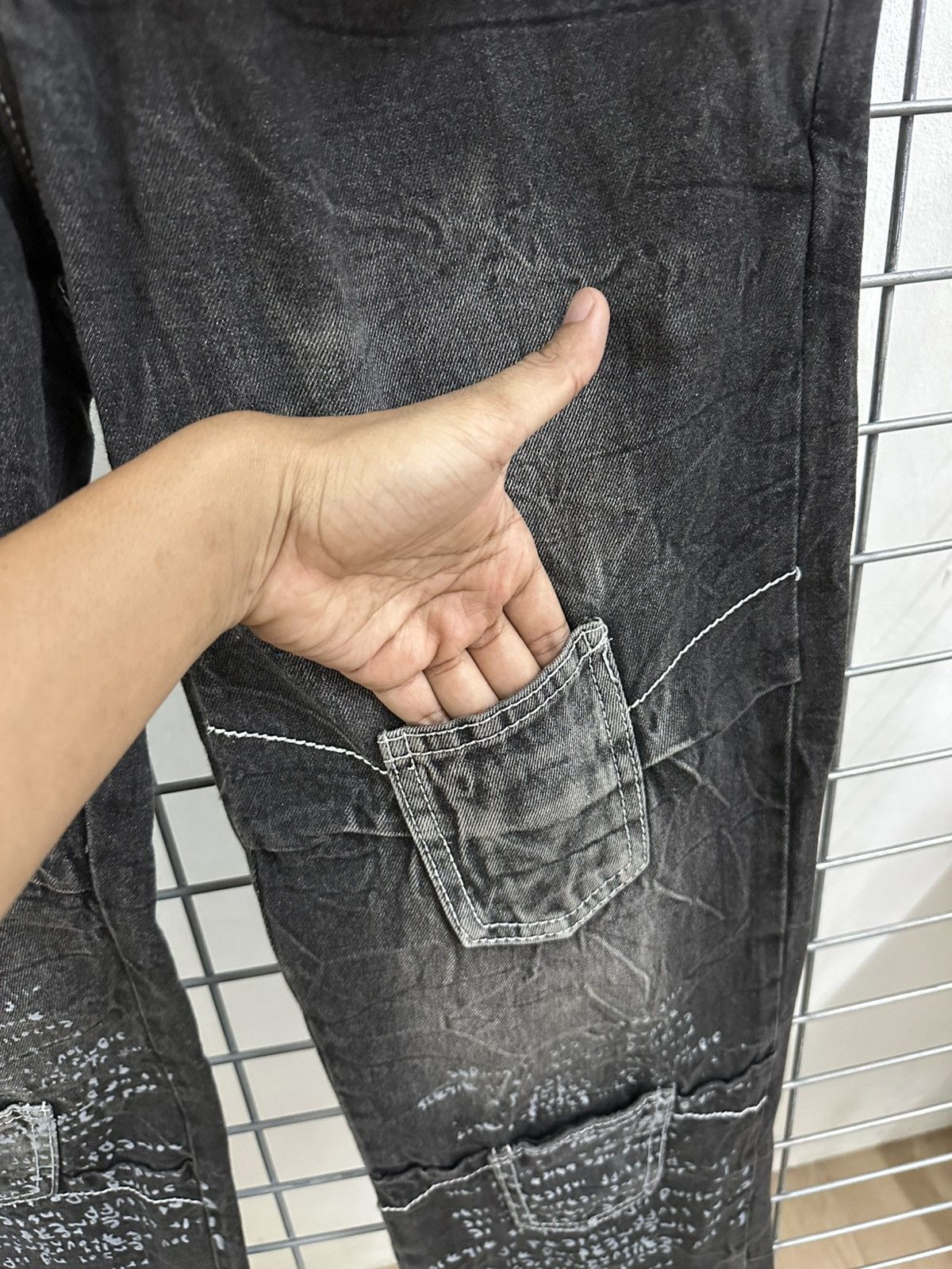If Six Was Nine × Japanese Brand Rare And Beautiful Aston Design Multi Pocket Punk Bush Pants Size US 34 / EU 50 - 13 Thumbnail