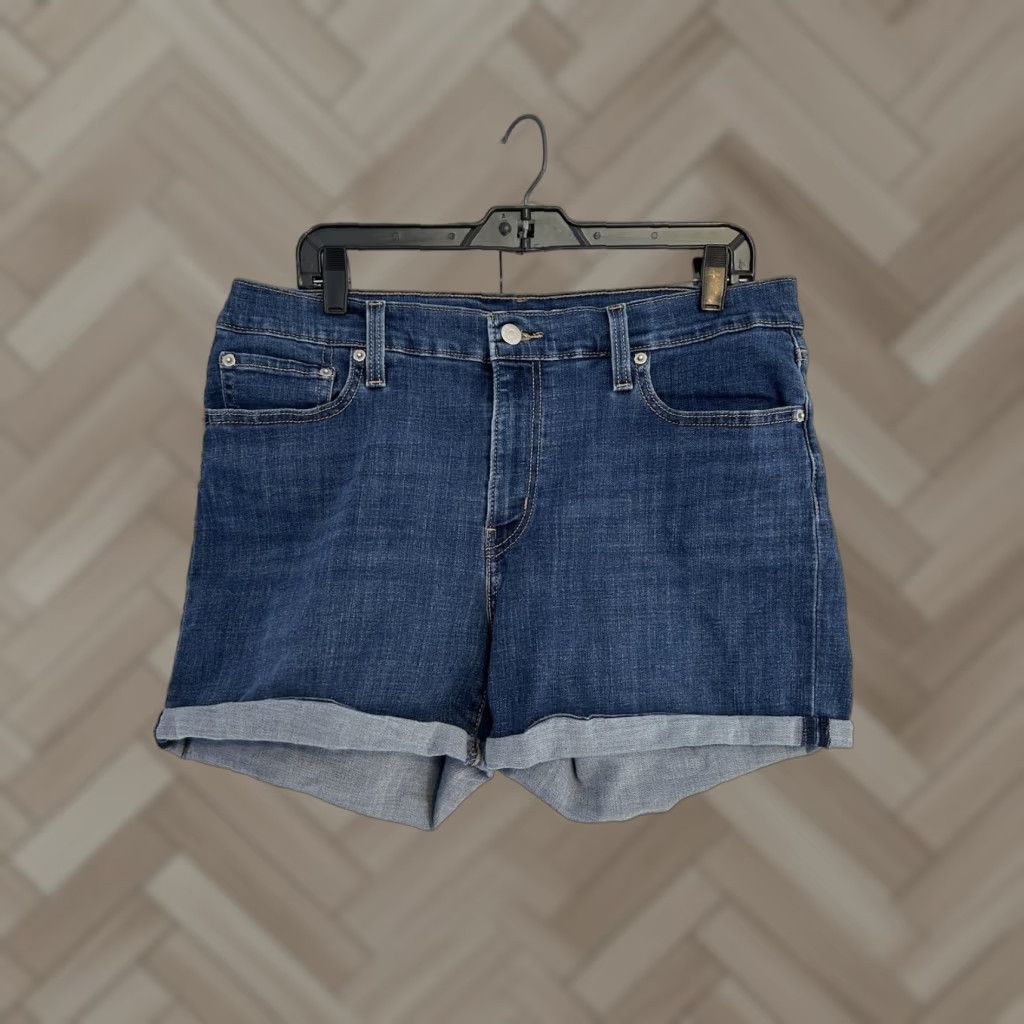 Levi's Levi's Shorts Adult 32 Blue Denim Womens Size 24" / US 00 / IT 34 - 1 Thumbnail