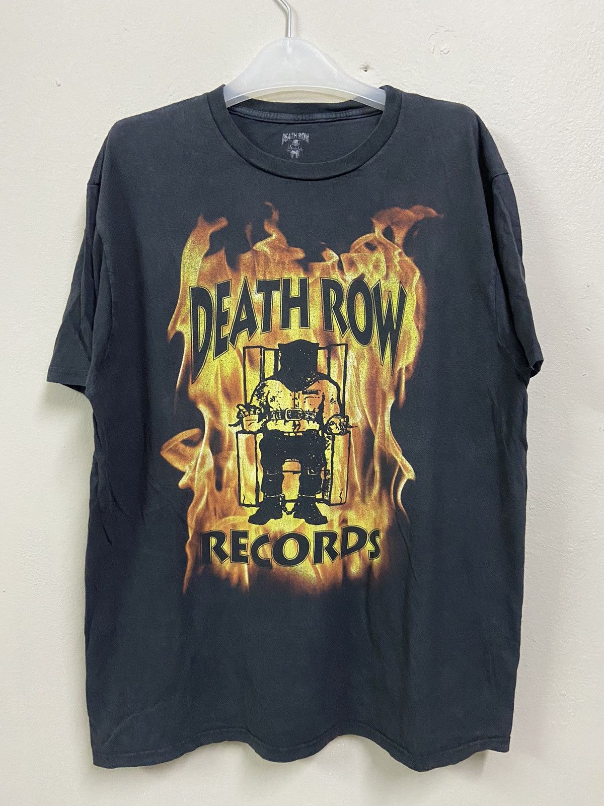 Band Tees × Death Row Records × Vintage Death Row Records flame Tee Size US L / EU 52-54 / 3 - 1 Thumbnail
