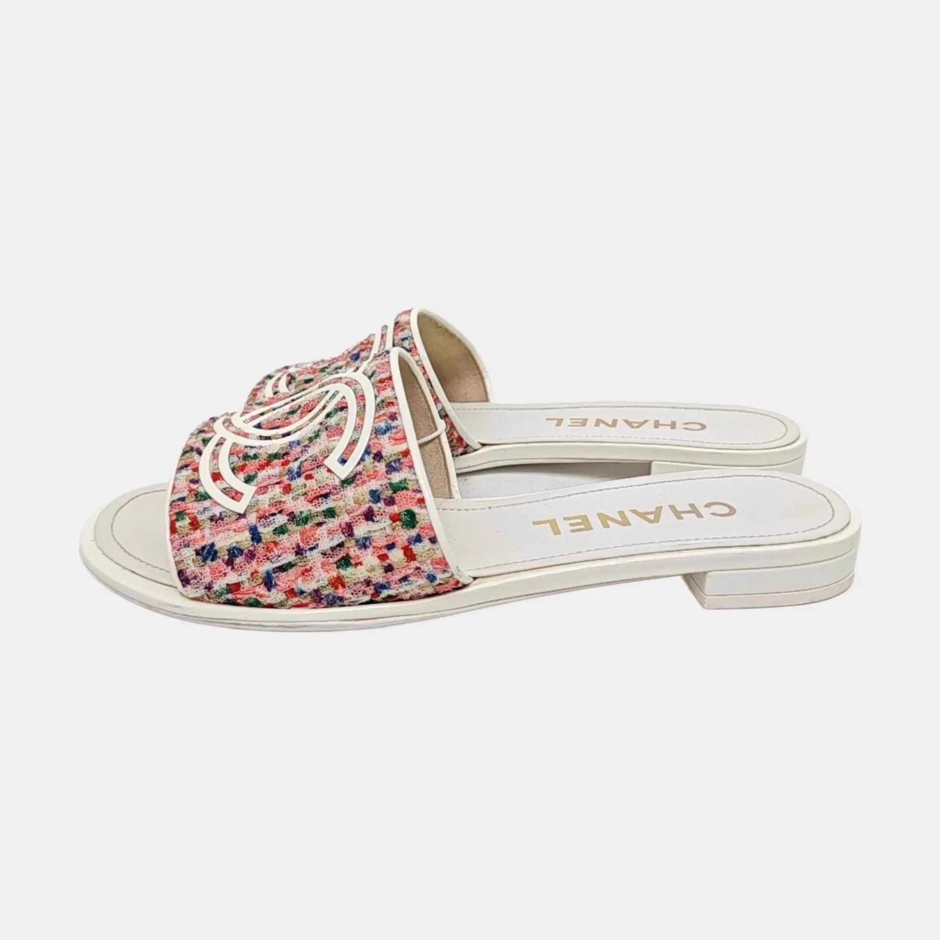 Chanel Chanel Slippers 38 EU Size US 7 / IT 37 - 3 Thumbnail