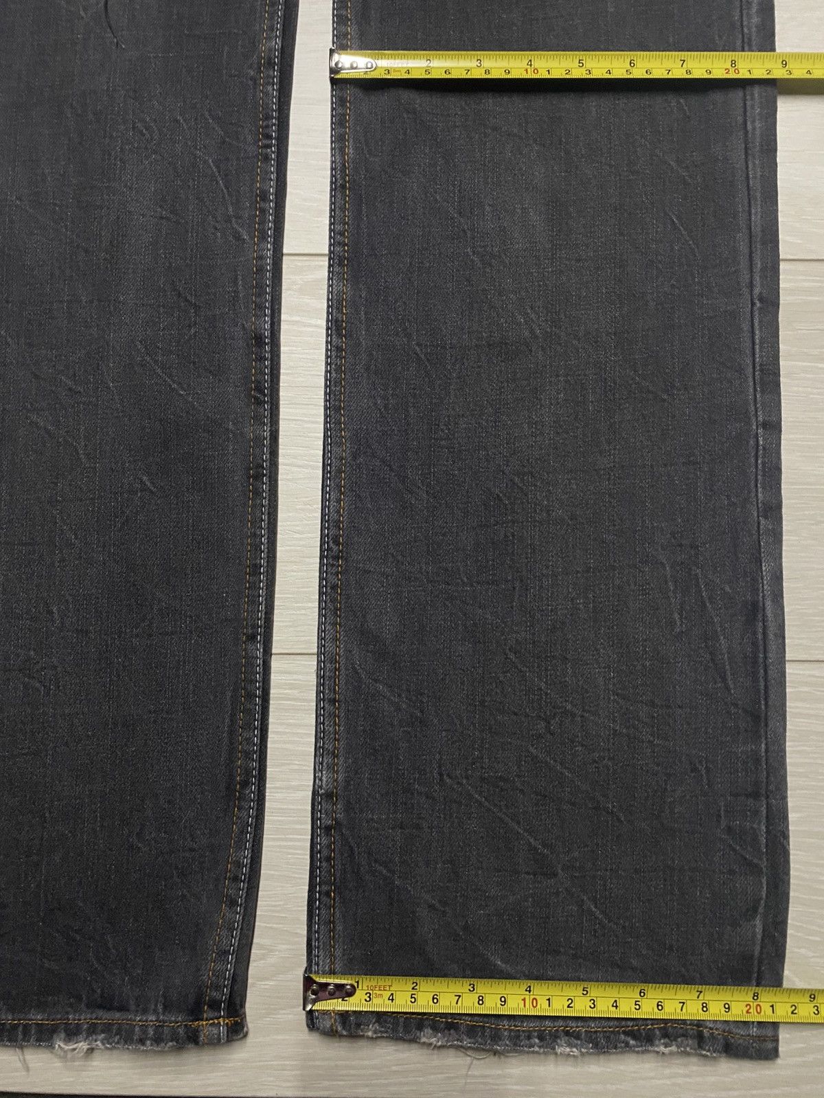 Japanese Brand Root Three vintage black denim jeans jeans Size US 32 / EU 48 - 16 Thumbnail