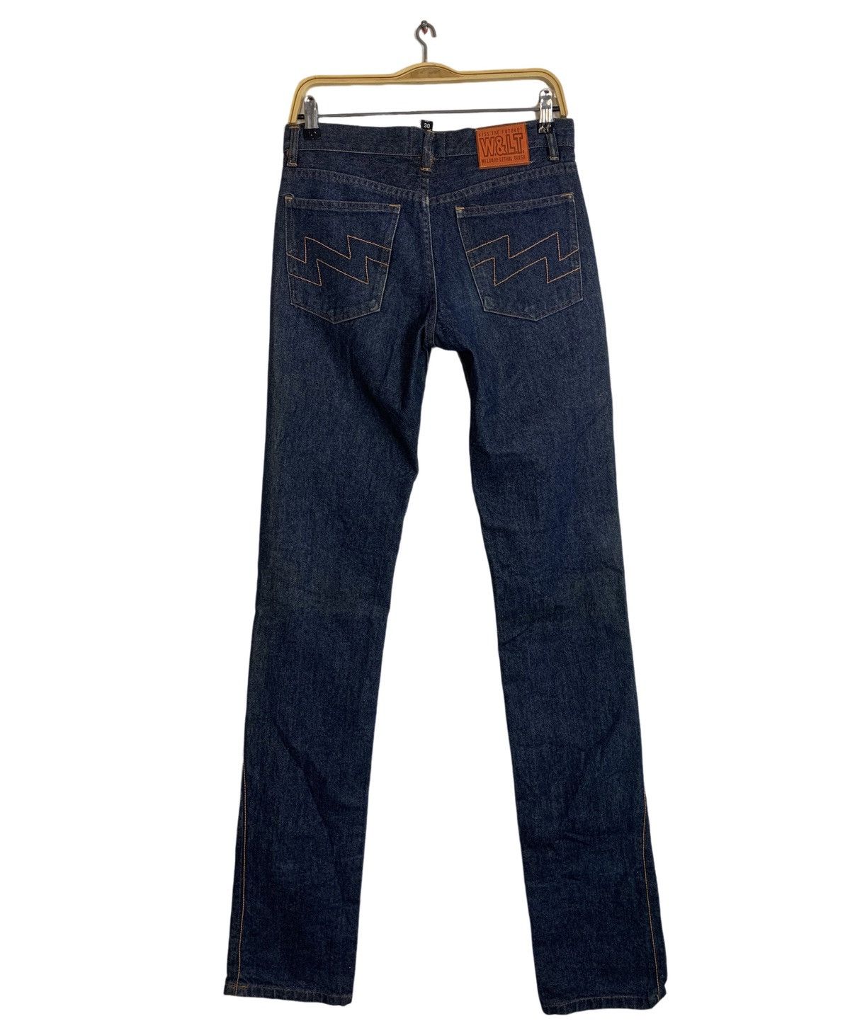 W&LT Hype W.&L.T Wildahd Lethal Trash Kiss Future Indigo Denim Size 30" / US 8 / IT 44 - 1 Thumbnail