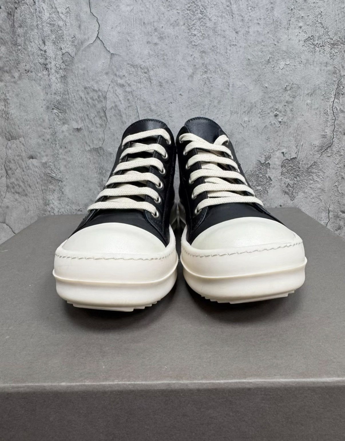 Rick Owens Rick Owens RO Main Line Leather Low Tops K37 Size US 8 / IT 38 - 4 Thumbnail