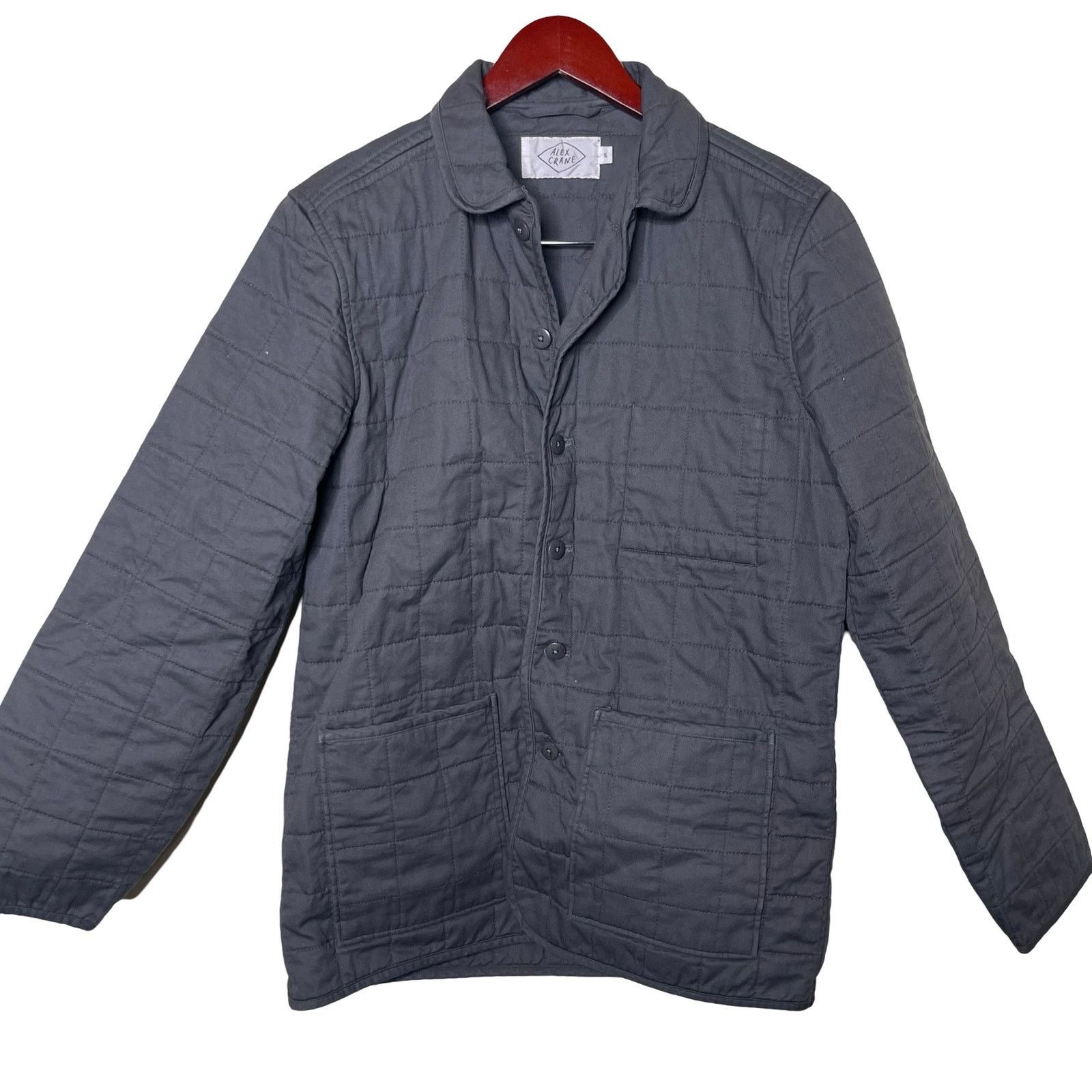 Alex Crane Alex Crane Quilted Kite Jacket in grey sz M Size US M / EU 48-50 / 2 - 2 Thumbnail