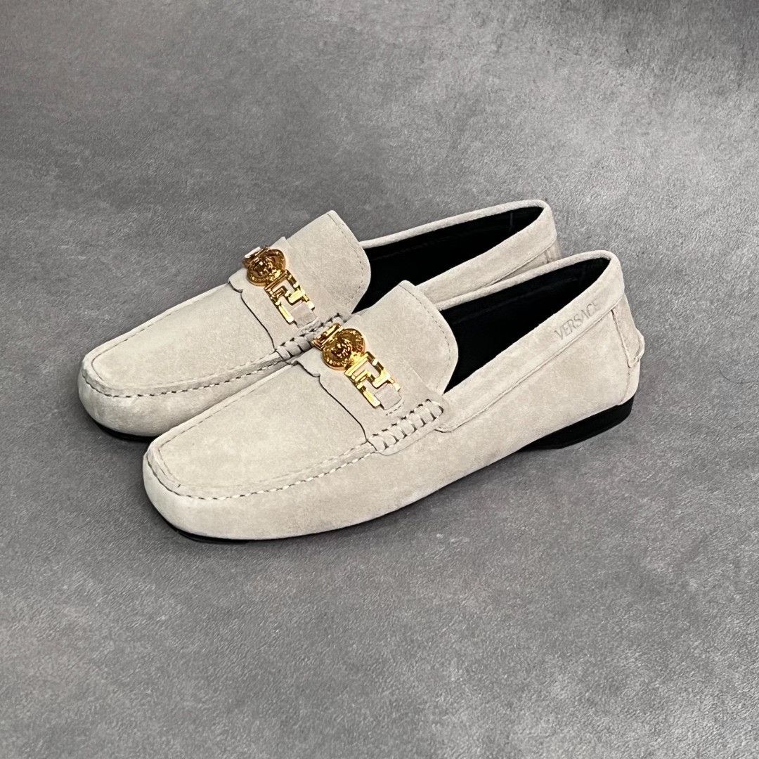 Versace Versace Leather Lowtop Sneakers 8 Men Size US 8 / EU 41 - 1 Thumbnail