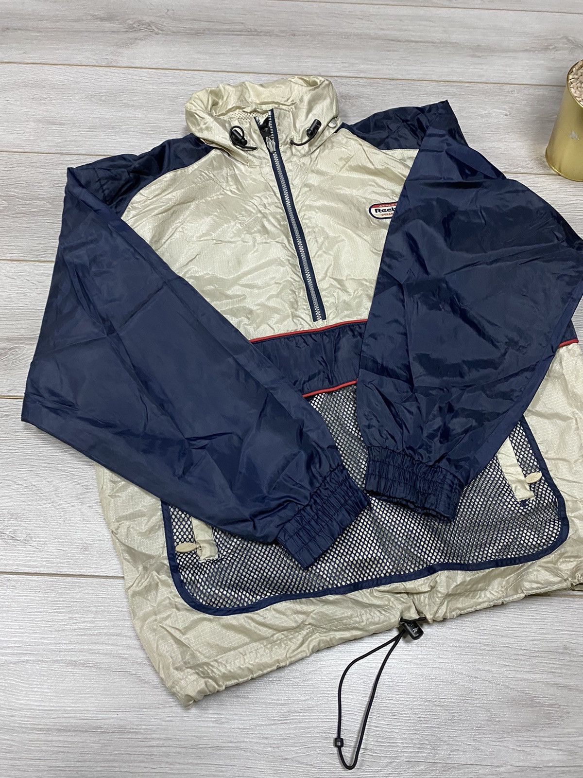 Reebok Reebok vintage 90s oversize half zip windbreaker jacket Size US S / EU 44-46 / 1 - 9 Thumbnail