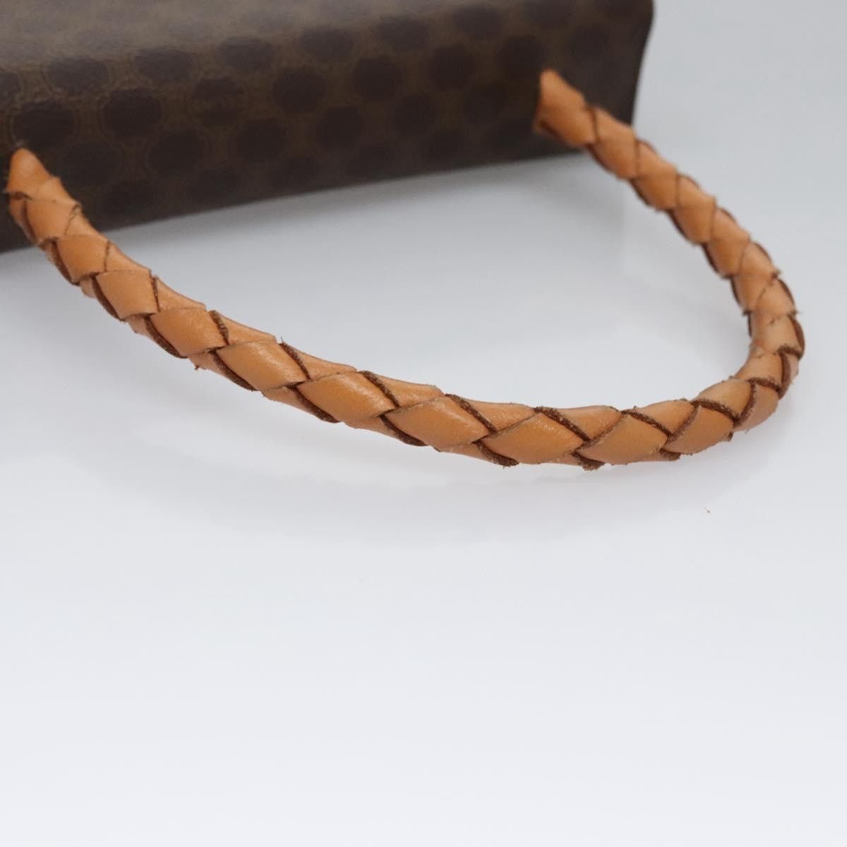 Celine CELINE Macadam Canvas Hand Bag Pvc Leather Brown Size ONE SIZE - 7 Thumbnail