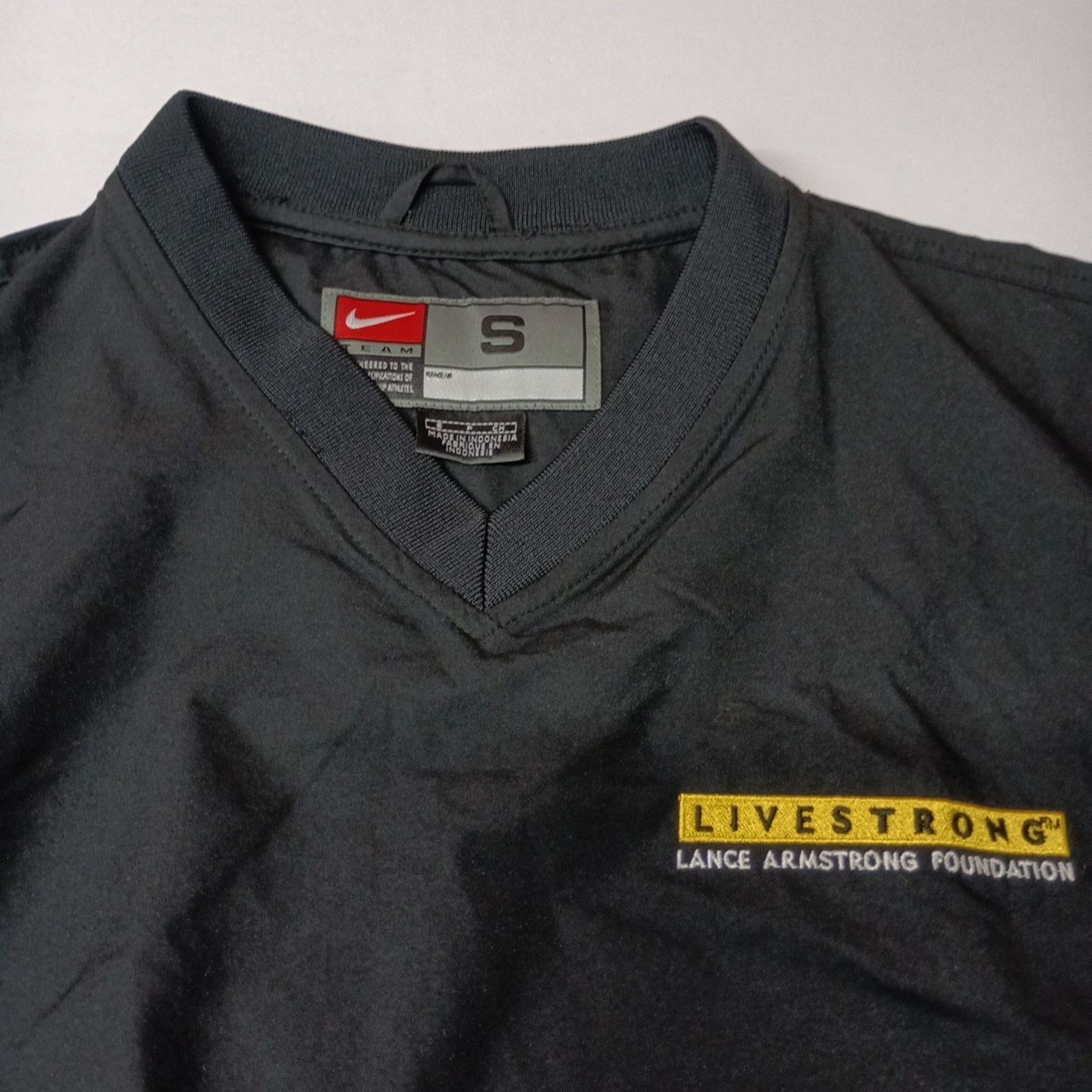 Nike Men's Nike Black Cycling Jacket Windbreaker S Y2K Livestrong Size US S / EU 44-46 / 1 - 4 Thumbnail