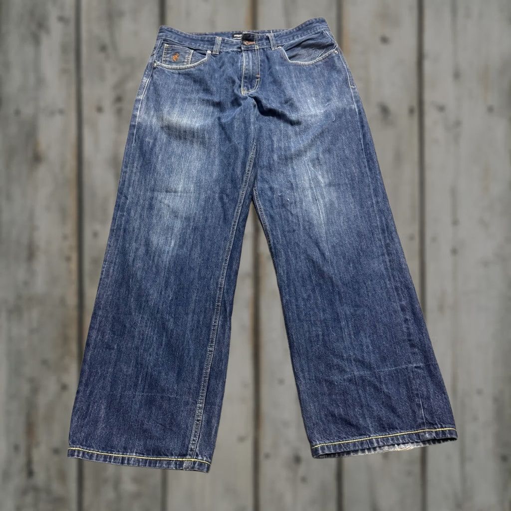 Rocawear Rocawear Jeans Wide-Leg 38x30 Distressed Light Wash Embroidered Men Size US 38 / EU 54 - 1 Thumbnail