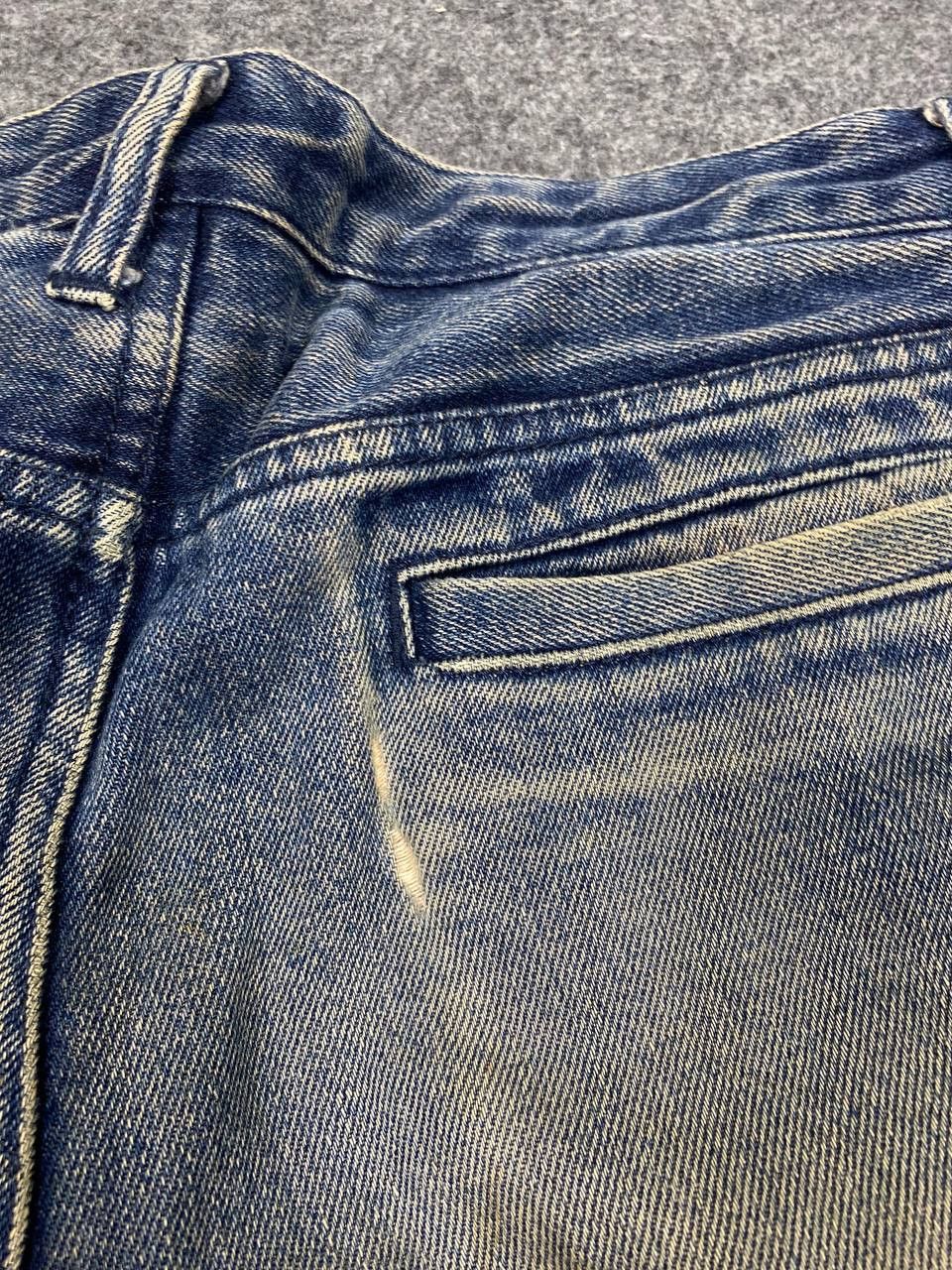 PPFM vintage 90s ppfm bondage style distressed flare denim Size US 32 / EU 48 - 5 Thumbnail