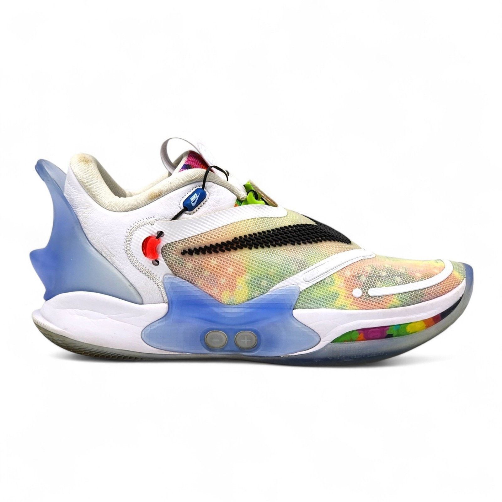 Nike Adapt BB 2.0 Tie-Dye BQ5397-100 Mesh Sneaker Multi US 10 Size US 10 / EU 43 - 2 Thumbnail
