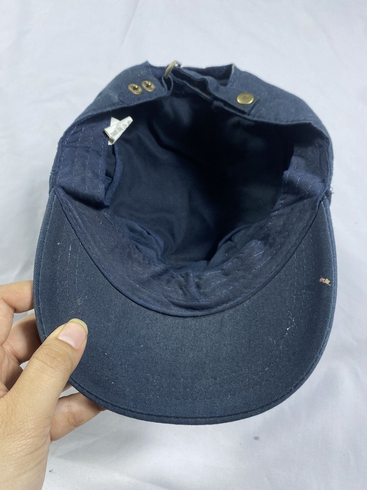 20471120 Two Fold Distressed Studded Commando Coded HAT Ifsix style Size ONE SIZE - 6 Thumbnail