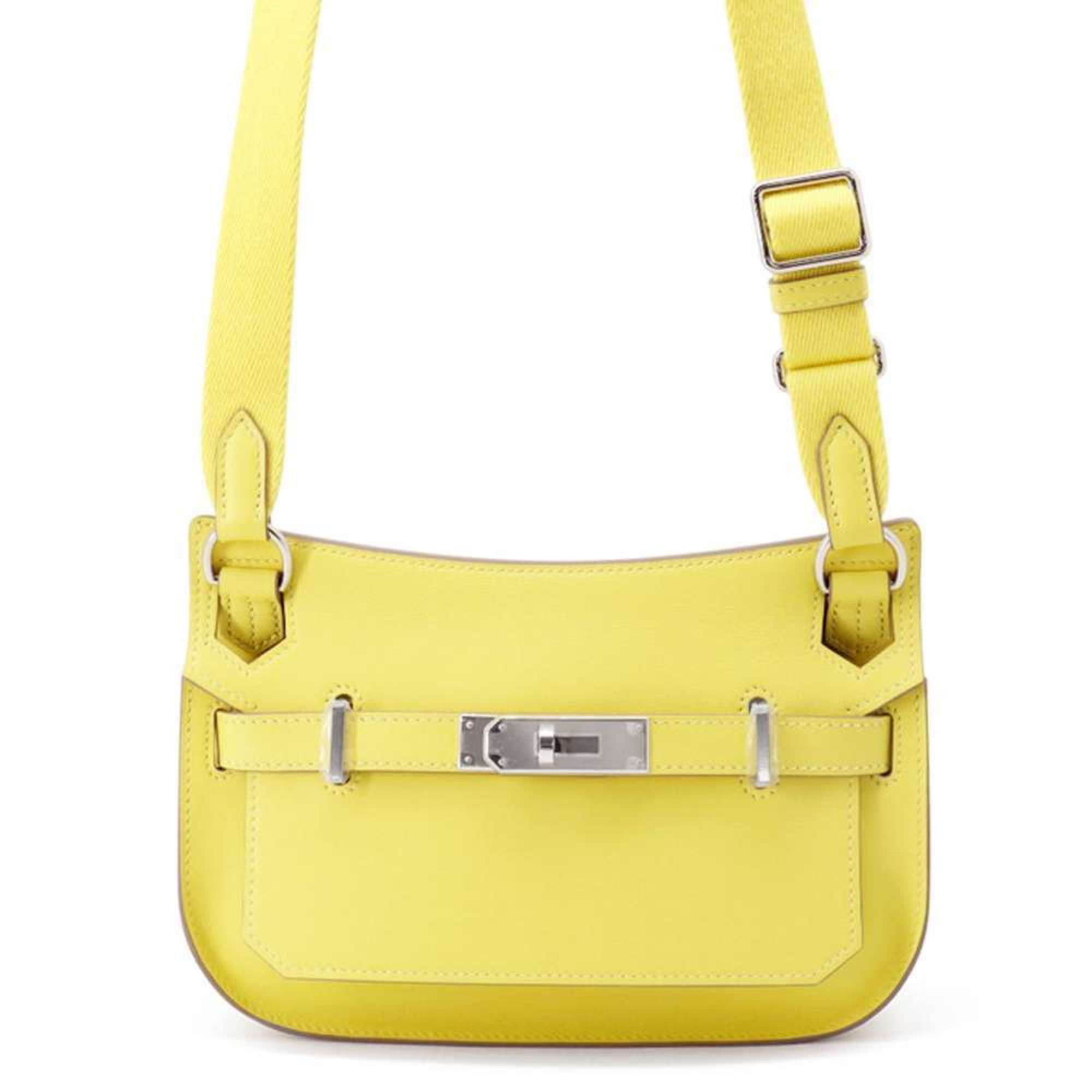 Hermes Gypsiere Mini Lime Swift B Stamp Hermes Bag in Green, Women's