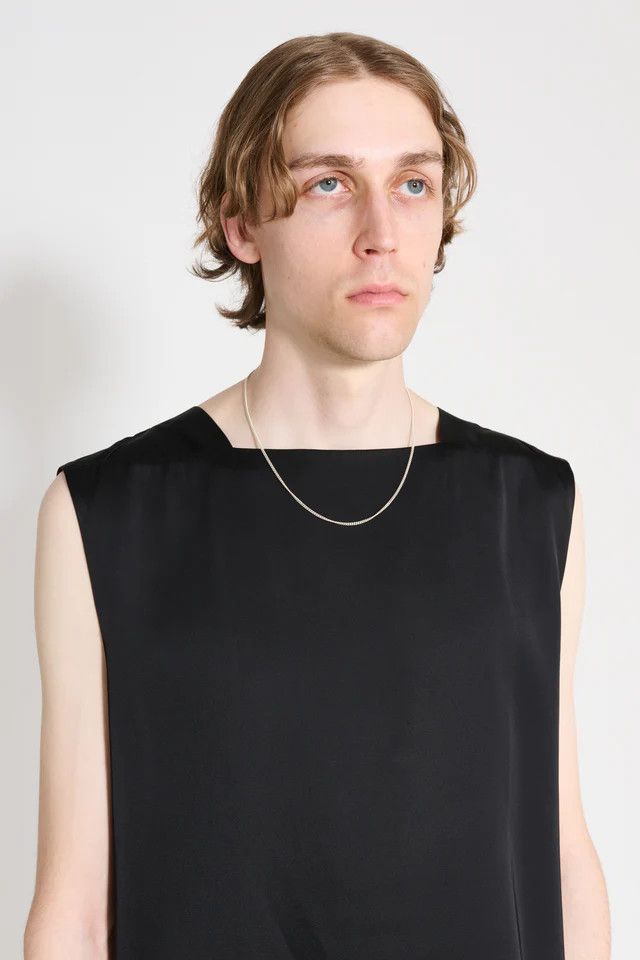 Jil Sander o1y1124 Sleeveless Tank Top in Black Size US XS / EU 42 / 0 - 2 Thumbnail