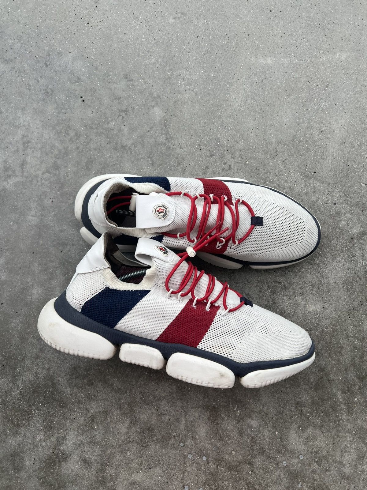 Moncler Moncler Designer Luxury Sneakers Rare Low-Top high end Size US 11 / EU 44 - 4 Thumbnail