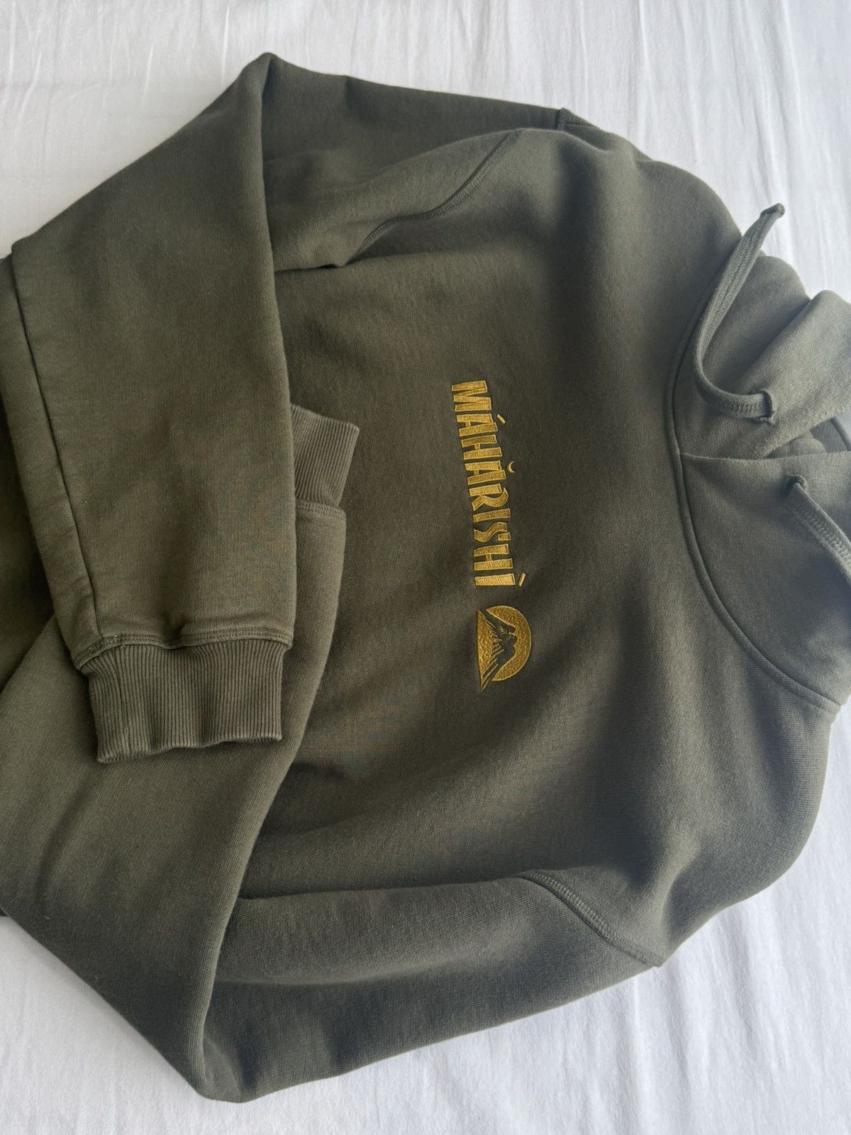 Maharishi Maharishi Gold Tailor Hooded Sweat Rare Embroidered Olive Size US M / EU 48-50 / 2 - 9 Thumbnail