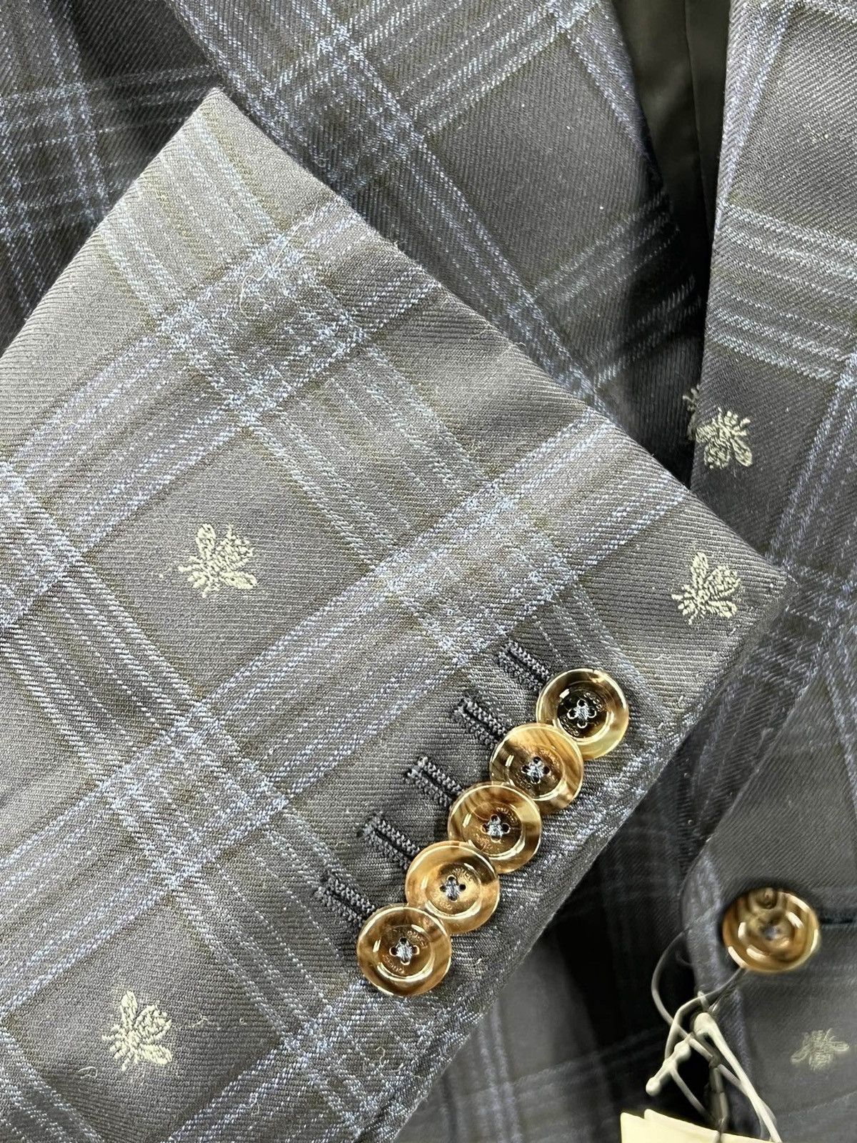 Gucci little bees fitted wool suits size 46 Size 46R - 4 Thumbnail