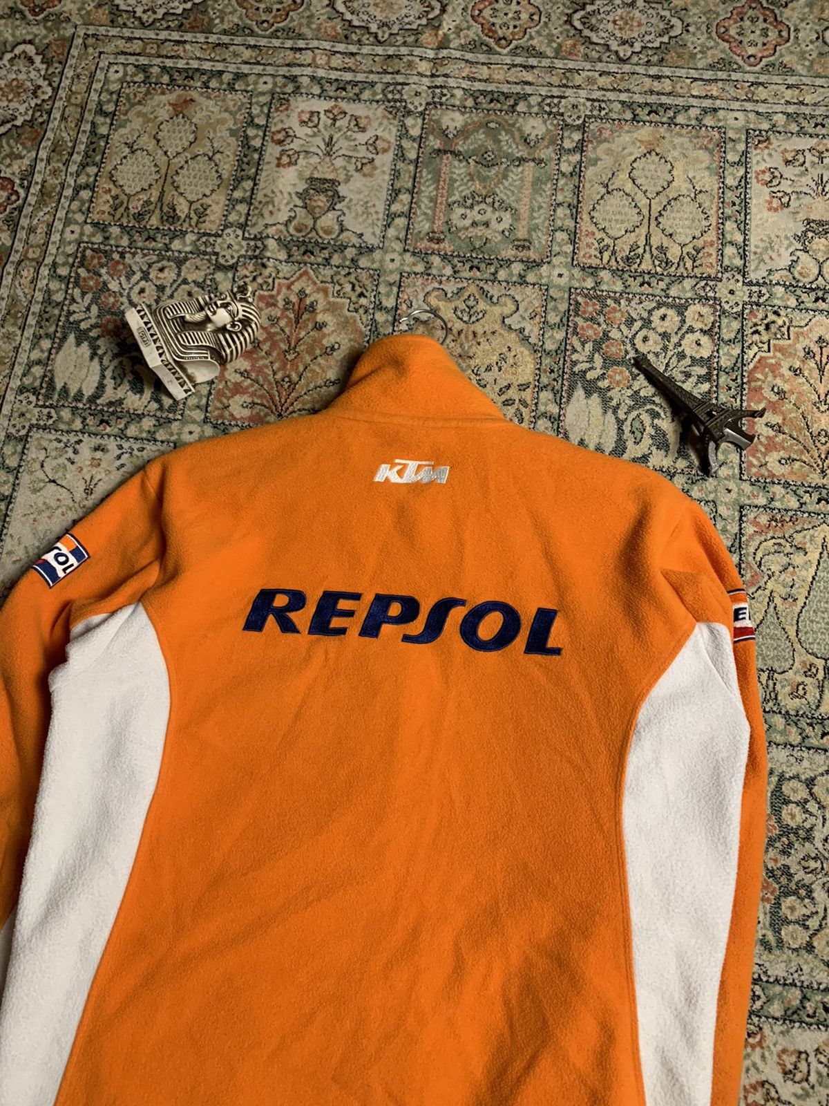 Other Vintage KTM Racing Moto Red Bull logo fleece jacket Size US M / EU 48-50 / 2 - 11 Thumbnail